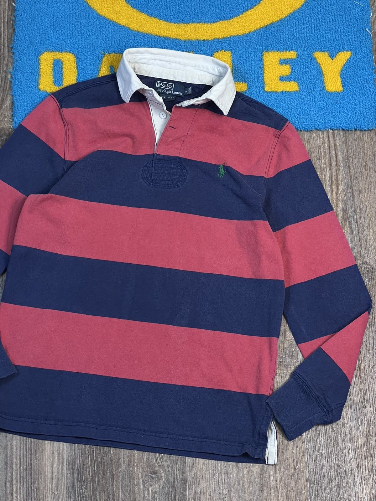 Polo Ralph Lauren × Rugby Ralph Lauren × Vintage Vintage Polo Ralph Lauren Rugby Striped polo long sleeve Size US S / EU 44-46 / 1 - 2 Thumbnail