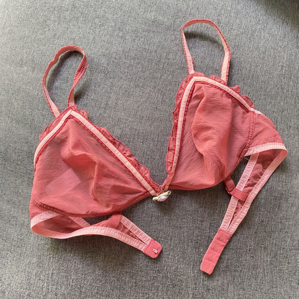 Miu Miu MIU MIU Red Satin Bra Size ONE SIZE - 11 Thumbnail