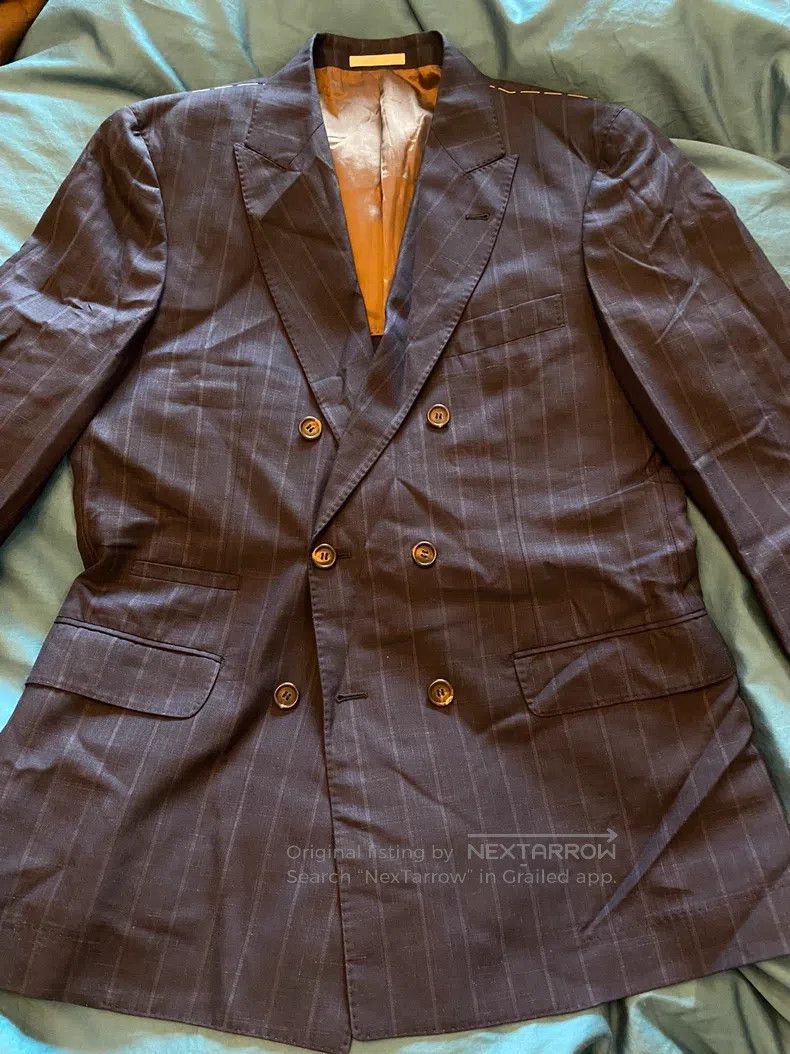 Brunello Cucinelli brunello cucinelli Suit set, wool, linen, and silk blended Size 50L - 2 Thumbnail