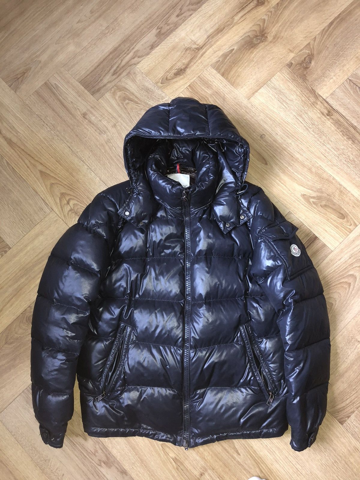 image of Moncler Maya Jacket in Dark Blue, Men's (Size 2XL)