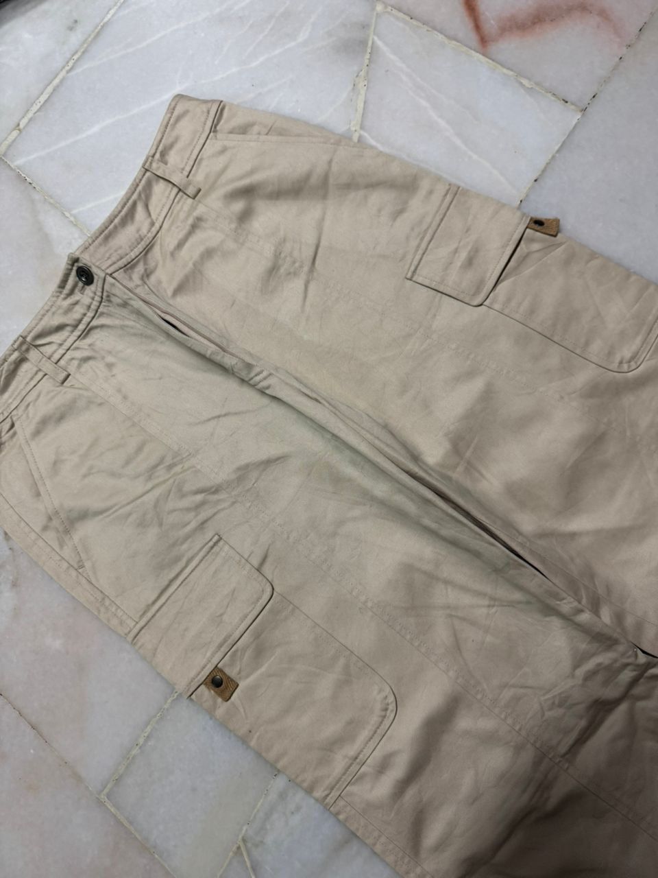 Japanese Brand 💥Insane Baggy Flare💥Japanese Designer Hiroko Cargo Pants Size US 27 - 6 Thumbnail