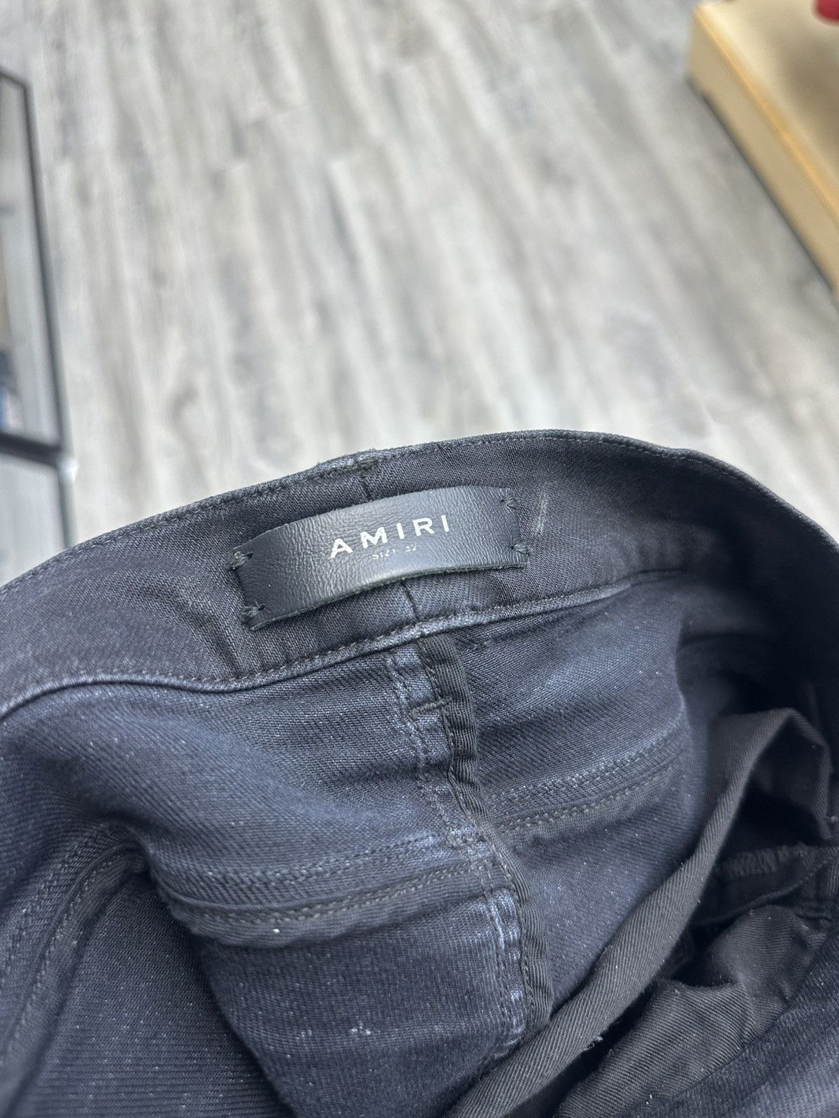 Amiri Amiri MX1 Black Leather Patches Sz32 Size US 32 / EU 48 - 4 Thumbnail