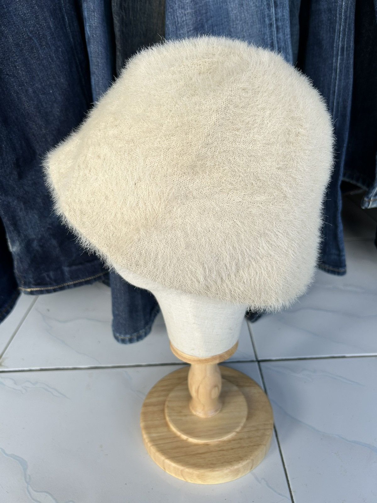 Japanese Brand Unknown Fur Punk Bondage bucket Hats Size ONE SIZE - 4 Thumbnail