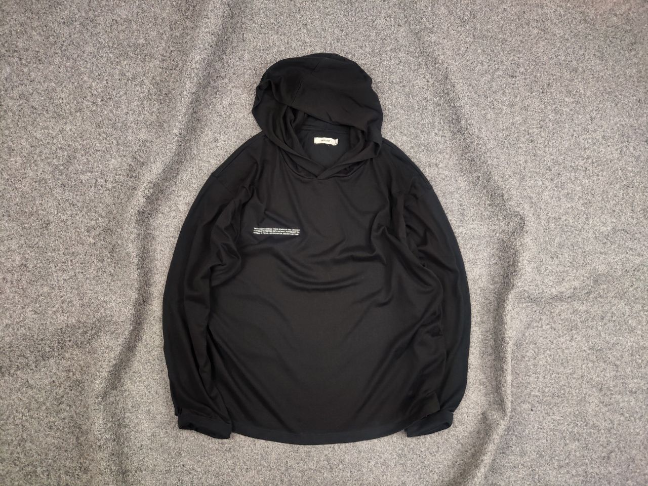 Pangaia Pangaia Design Black Organic Cotton Oversized Light Hoodie Size XL / US 12-14 / IT 48-50 - 1 Thumbnail