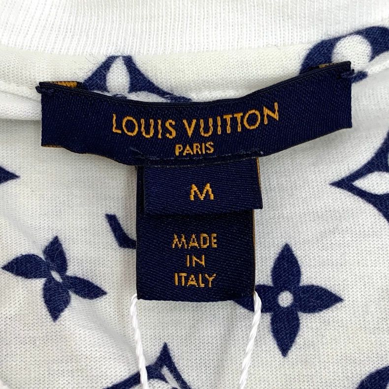 Louis Vuitton Louis Vuitton White logo presbyopic full print chain cotto Size M / US 6-8 / IT 42-44 - 5 Thumbnail