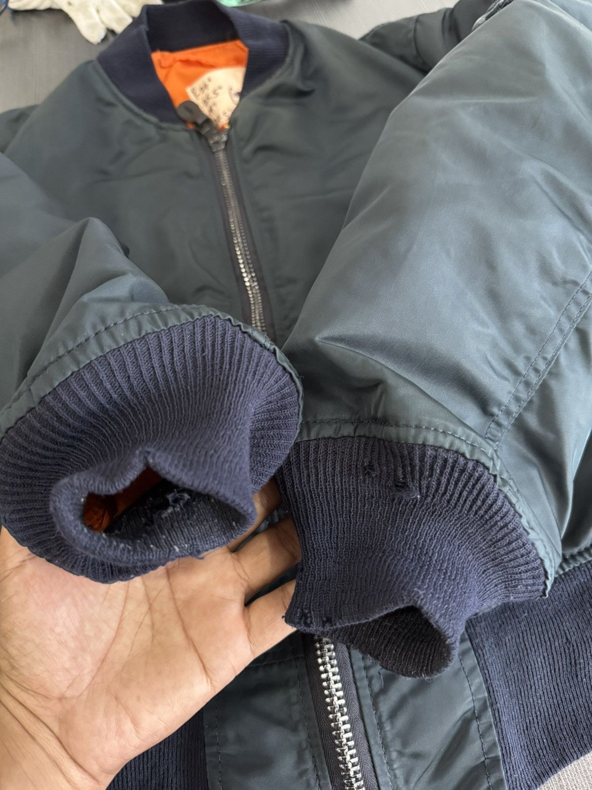 Alpha Industries 🔥 ALPHA INDUSTRIES USA INTERMEDIATE MA-1 BOMBER JACKET Size US S / EU 44-46 / 1 - 7 Thumbnail