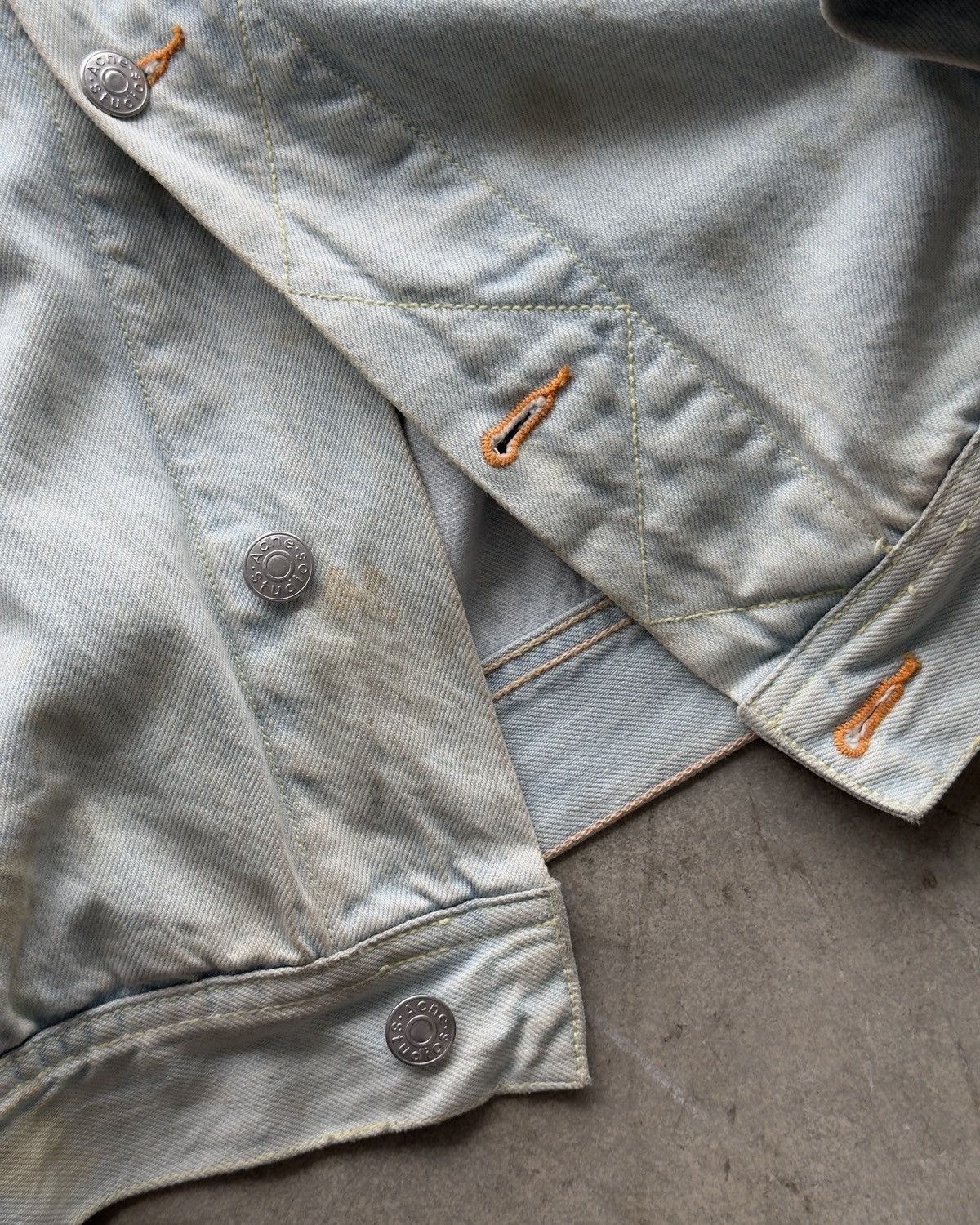 Acne Studios Acne Studios Blå Konst Denim Jacket Size US XS / EU 42 / 0 - 5 Thumbnail