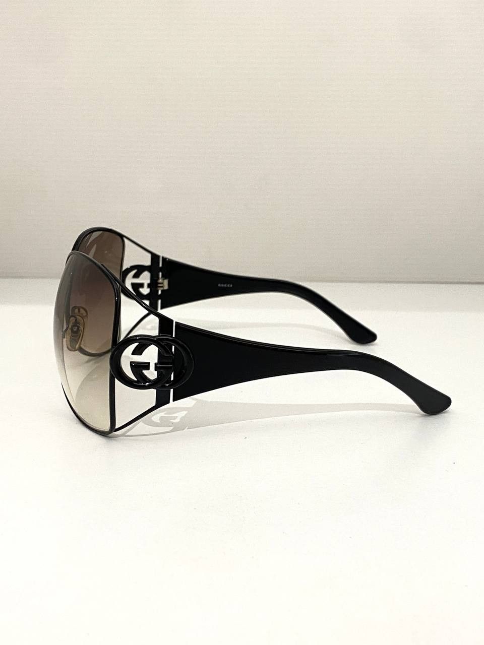 Gucci Gucci x Tom Ford GG Logo Black Oversized 2794 S Sunglasses Size ONE SIZE - 6 Thumbnail
