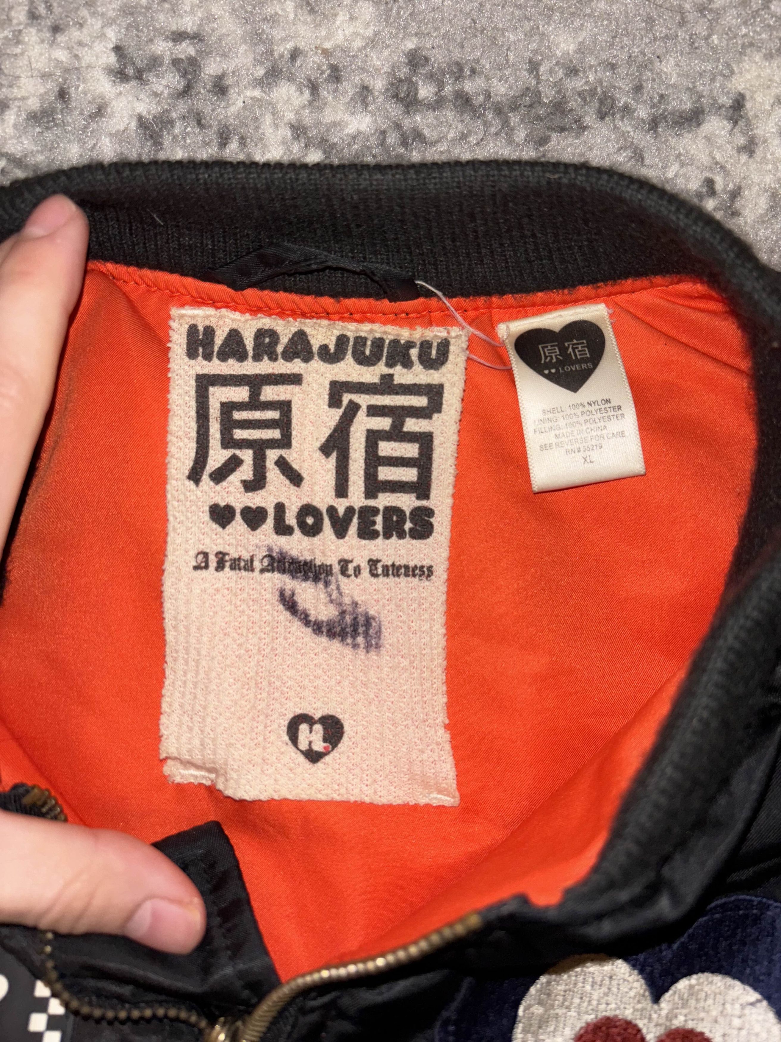 Japanese Brand Y2K Harajuku Lovers Bomber Jacket Size US S / EU 44-46 / 1 - 3 Thumbnail