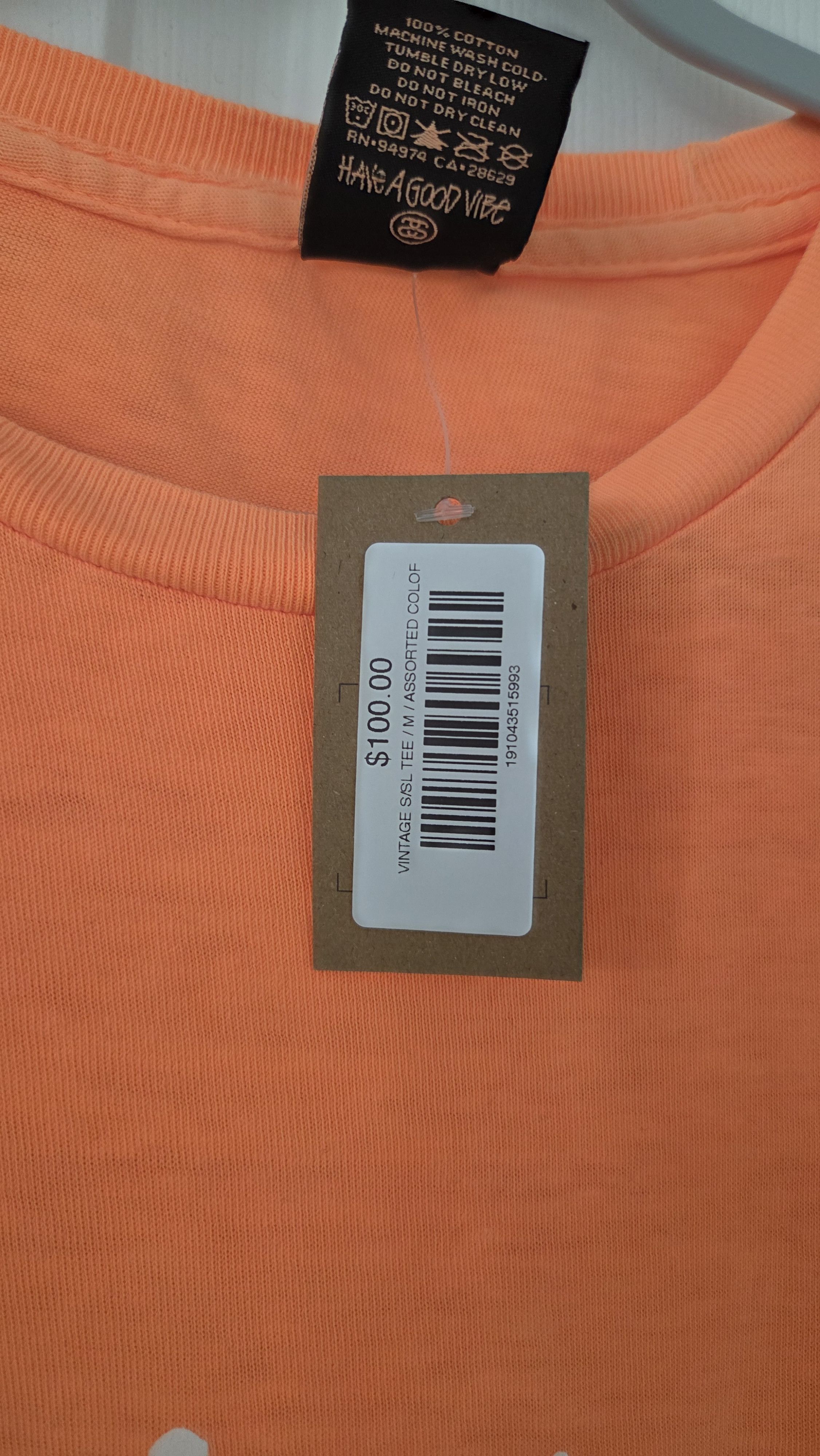 Stussy Vintage Stussy “Santa Ana” T-Shirt – Medium – With Tags Size US M / EU 48-50 / 2 - 3 Thumbnail
