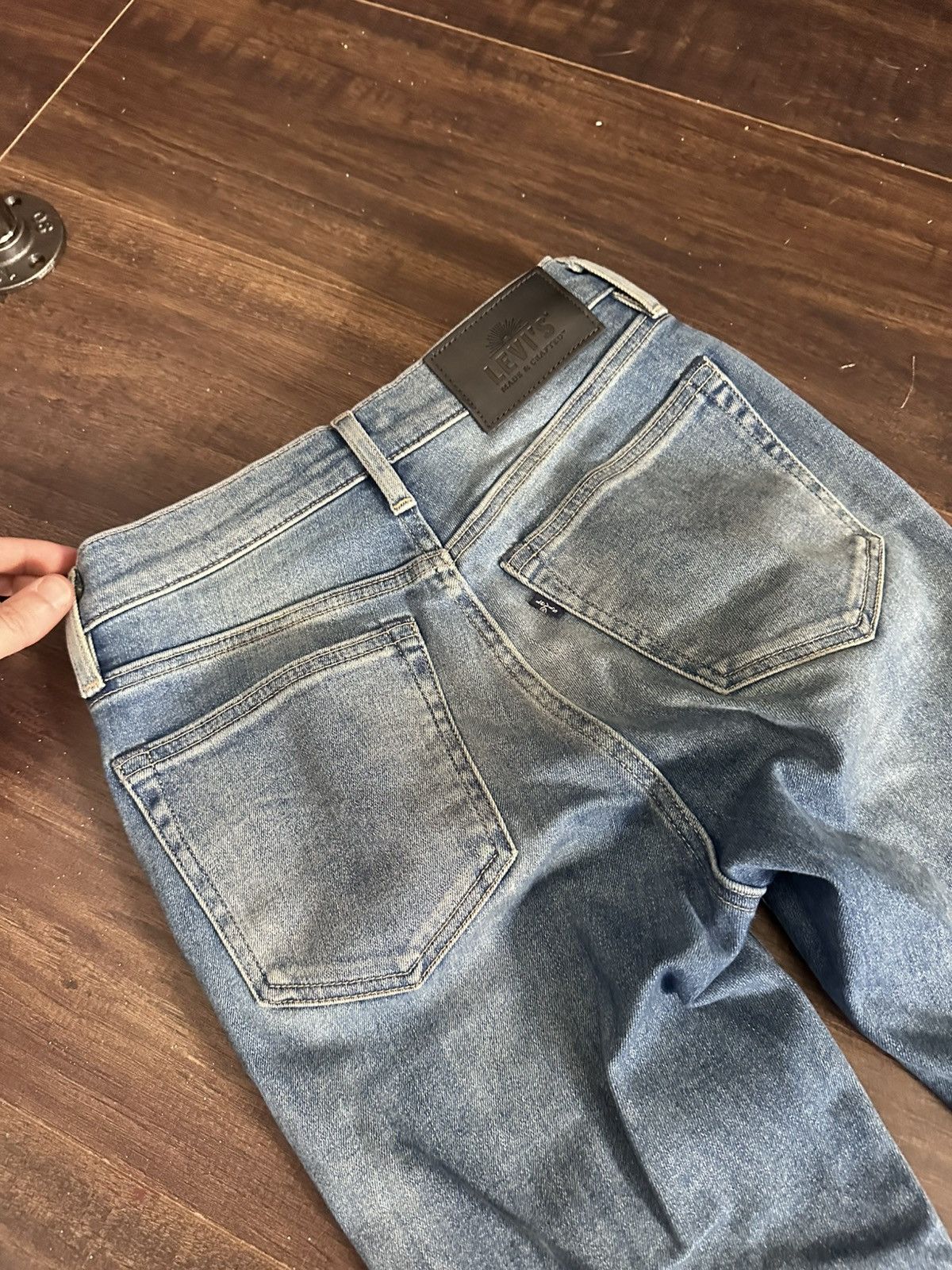 Levi's Made & Crafted Made & Crafted skinny blue italian denim jeans Sliver Size 24" / US 00 / IT 34 - 8 Thumbnail