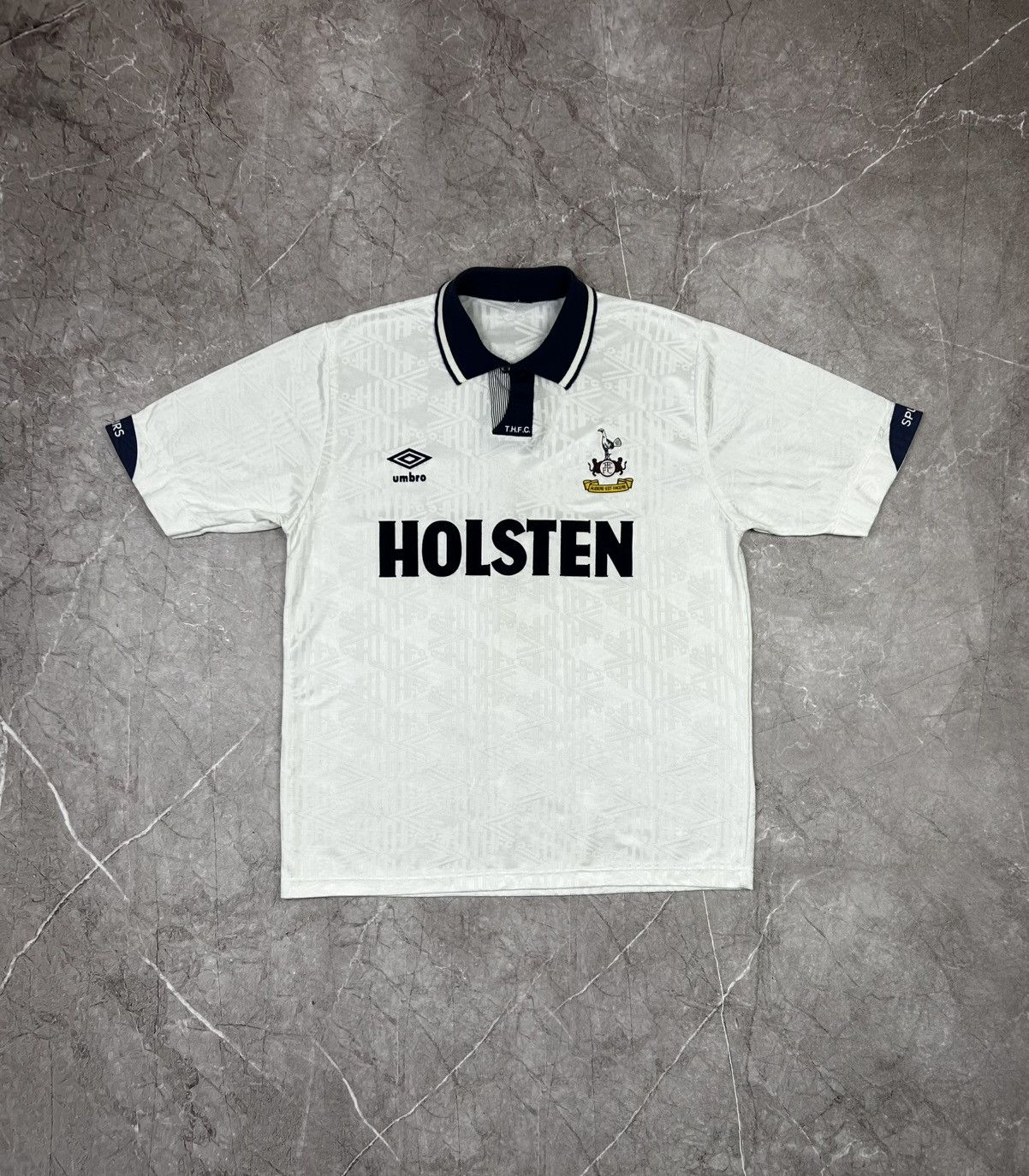 Umbro 1991-93 Tottenham Hotspur Umbro Home Jersey Shirt Mens Size US L / EU 52-54 / 3 - 1 Thumbnail