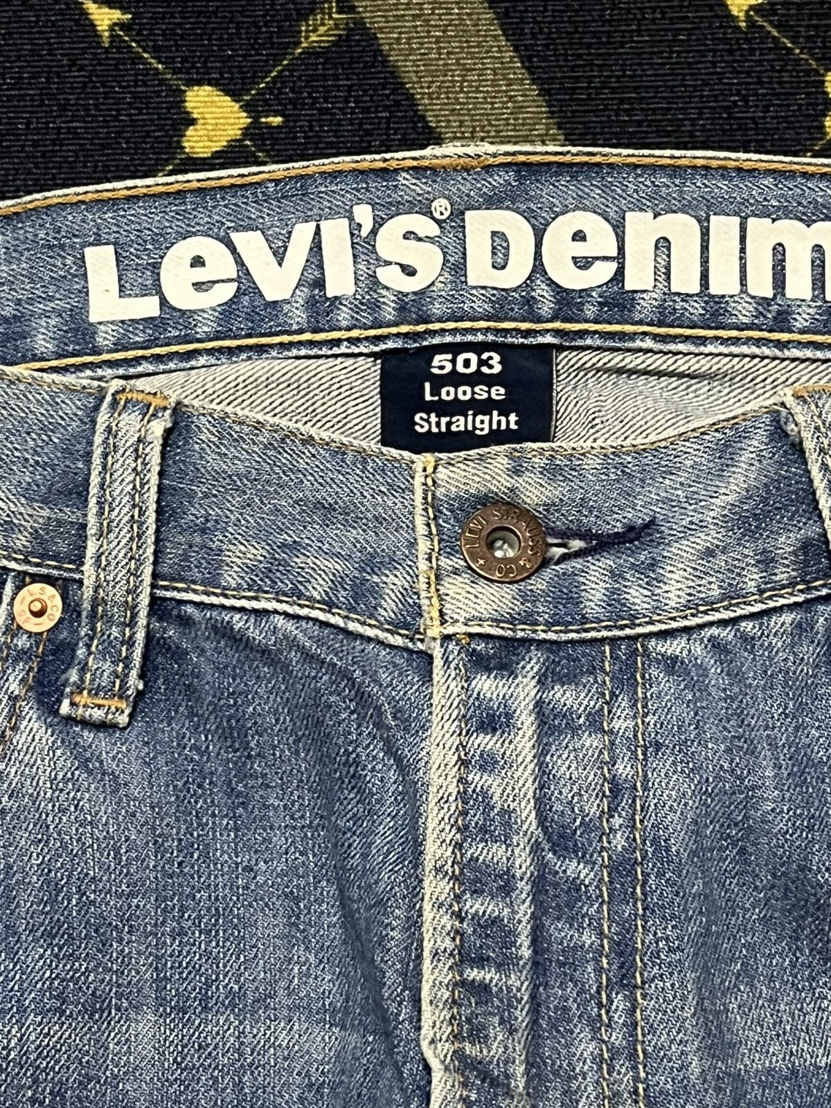 Levi's Vintage Clothing Vintage Levi’s 503 Loose Straight Faded Denim Size US 33 - 8 Thumbnail