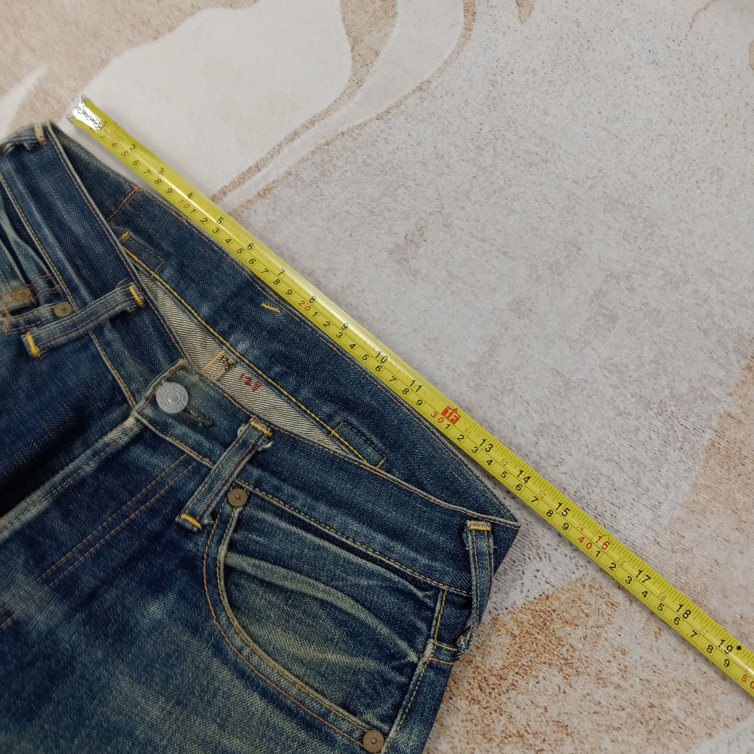 Evisu Evis Selvedge Japanese Daicock Custom Denim Jeans C258N21 Size US 29 - 12 Thumbnail