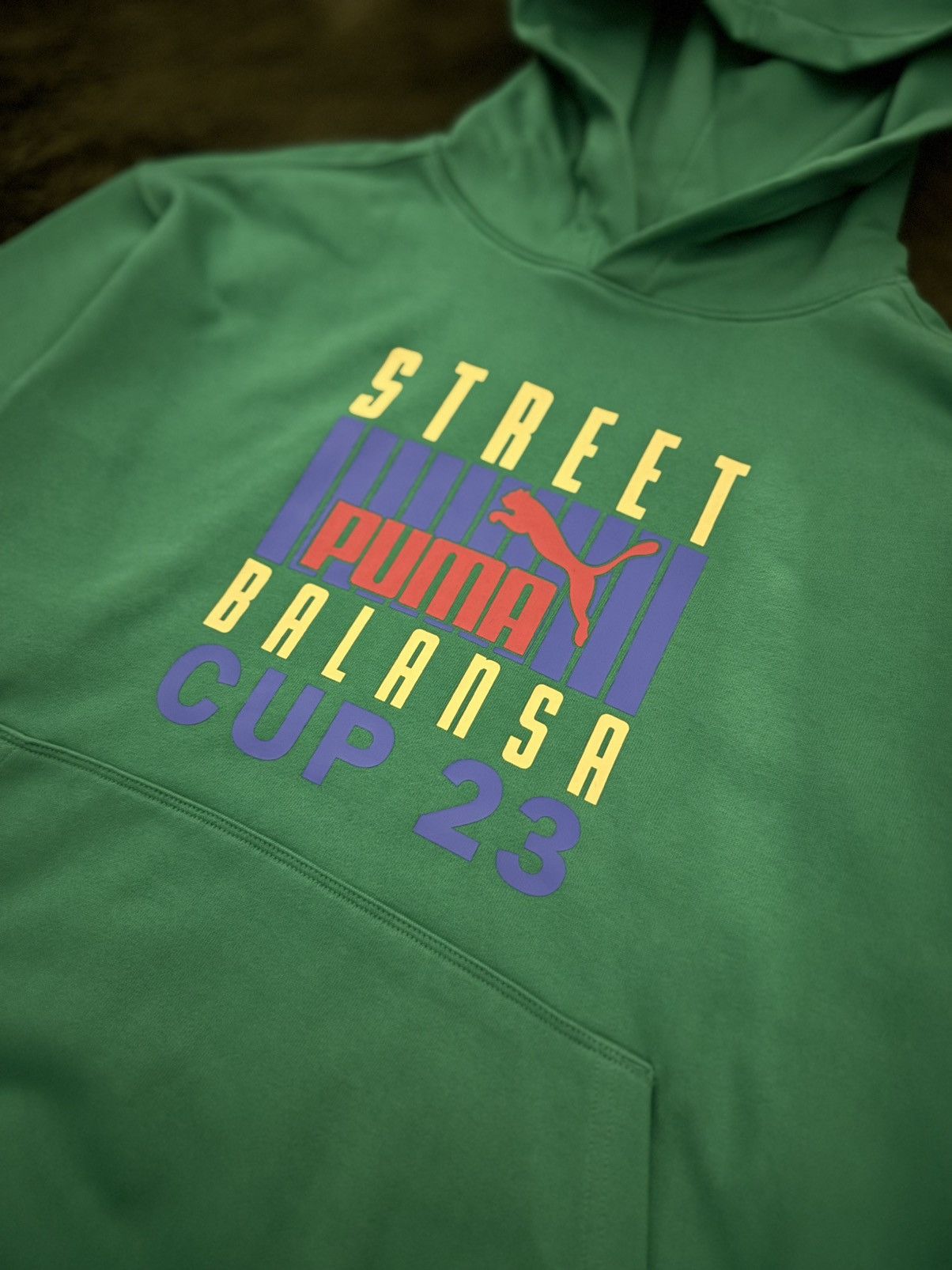 Puma [M] Balansa x Puma Graphic Print Relaxed Fit Hoodie Green Size US M / EU 48-50 / 2 - 2 Thumbnail