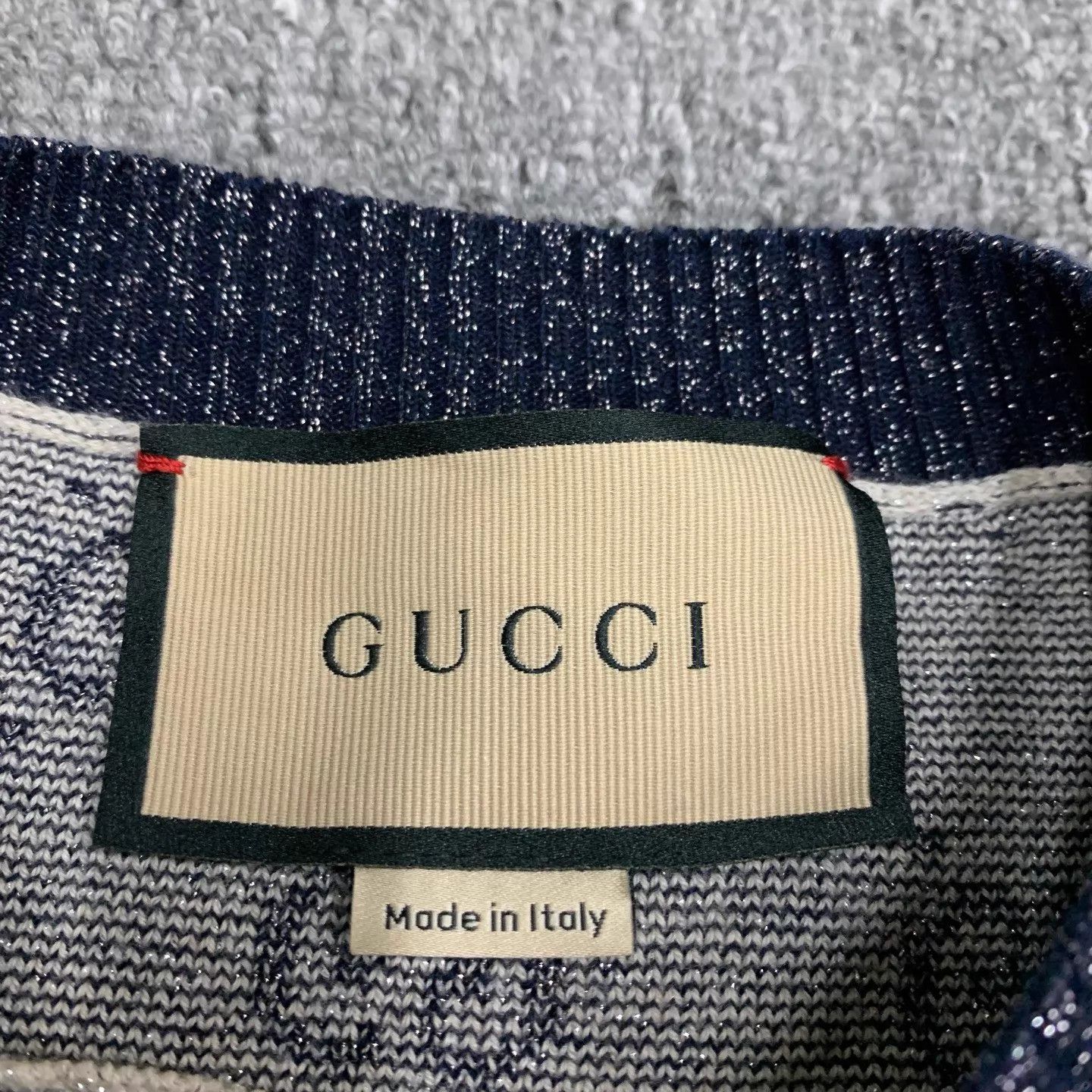 Gucci Gucci GG All Over Print Knit Short Sleeve Size S Size S / US 4 / IT 40 - 6 Thumbnail