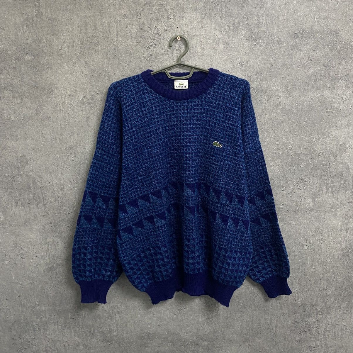 Lacoste Vintage Lacoste Sweater Wool Knit 90s Size US L / EU 52-54 / 3 - 1 Thumbnail