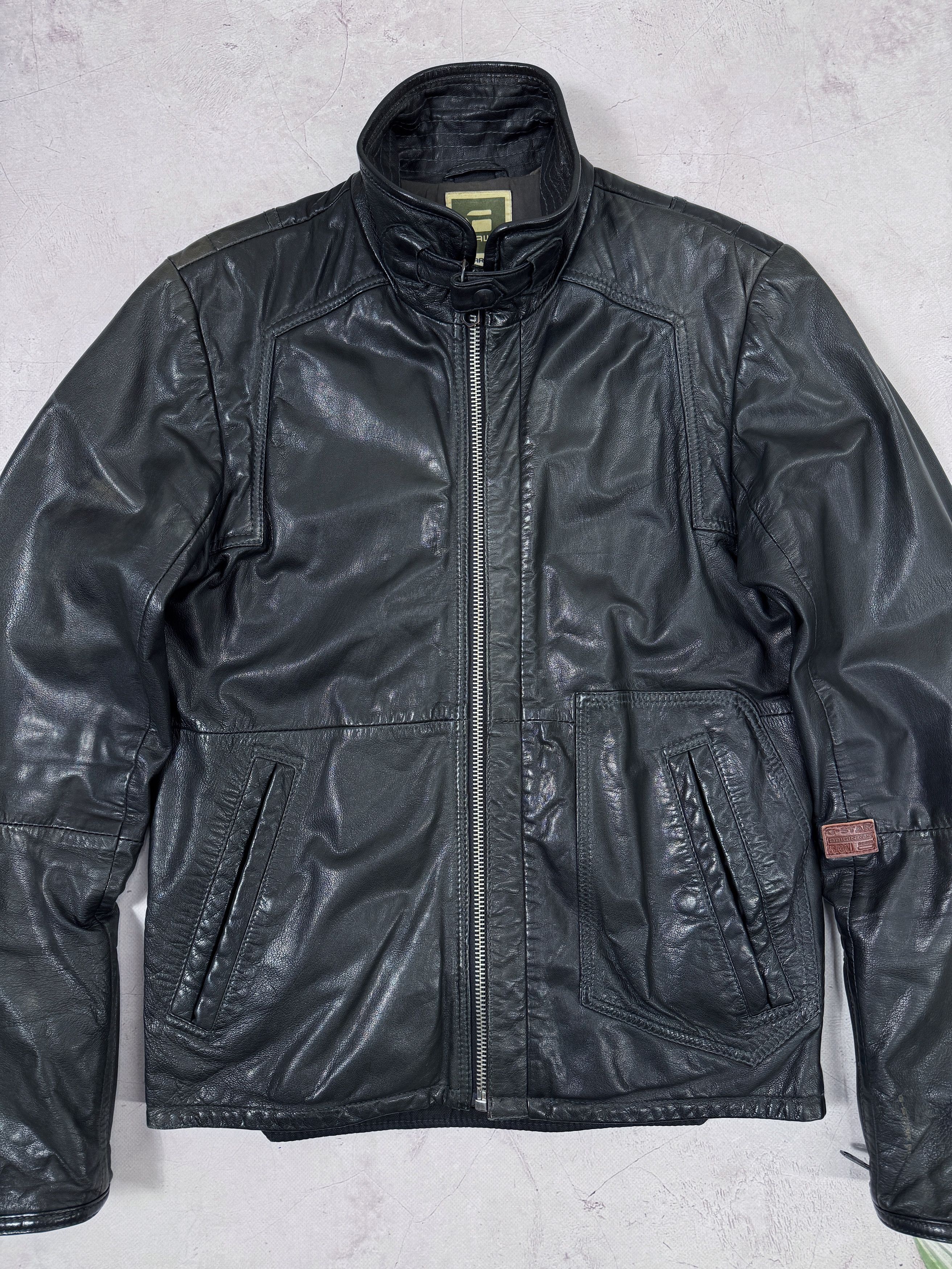 G-Star G-Star Raw Goat Leather Jacket Rco Brando Men Size US M / EU 48-50 / 2 - 3 Thumbnail