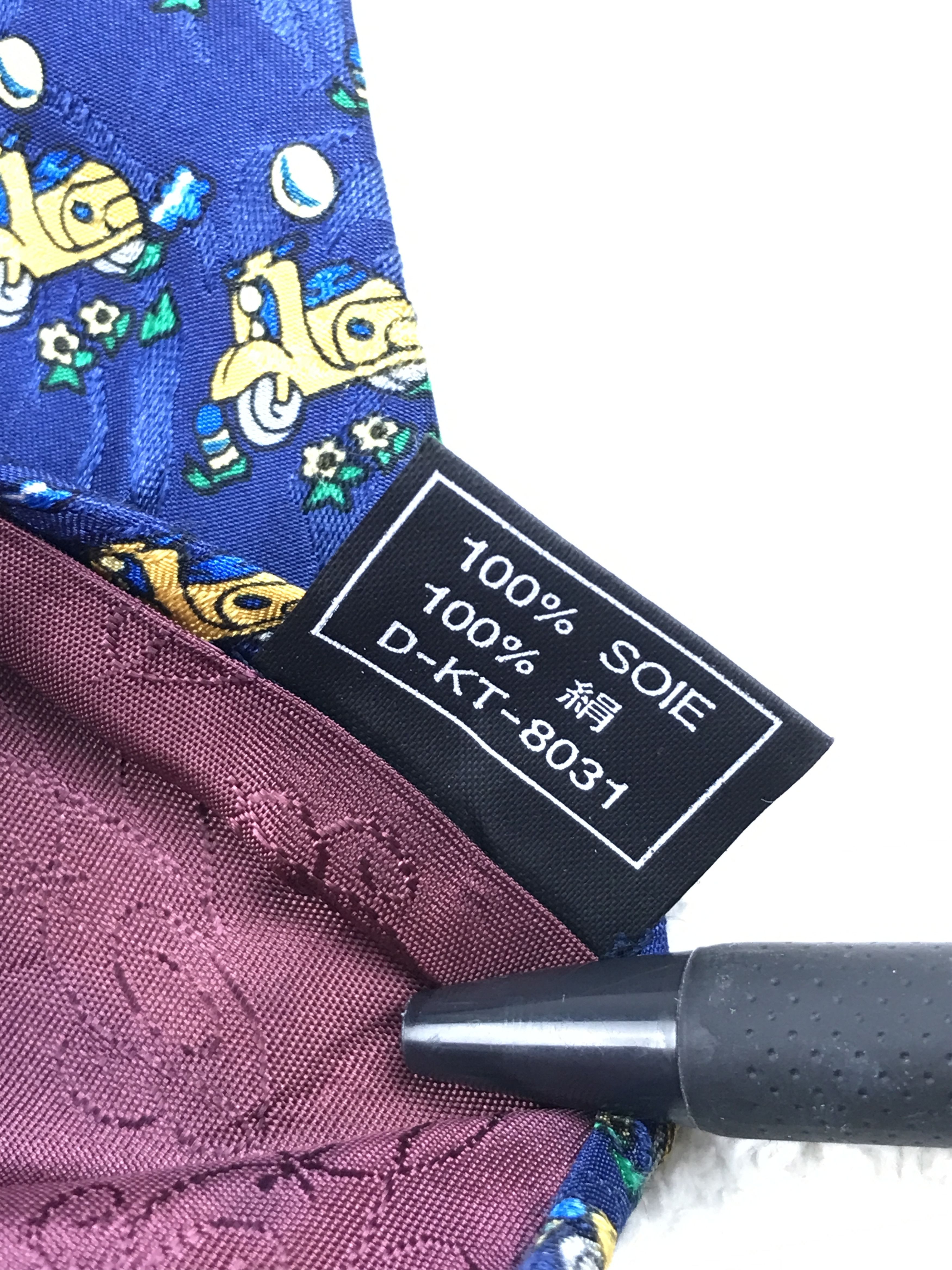 Designer × Vintage Vintage Omar Sharif Paris Silk Necktie Size ONE SIZE - 8 Thumbnail