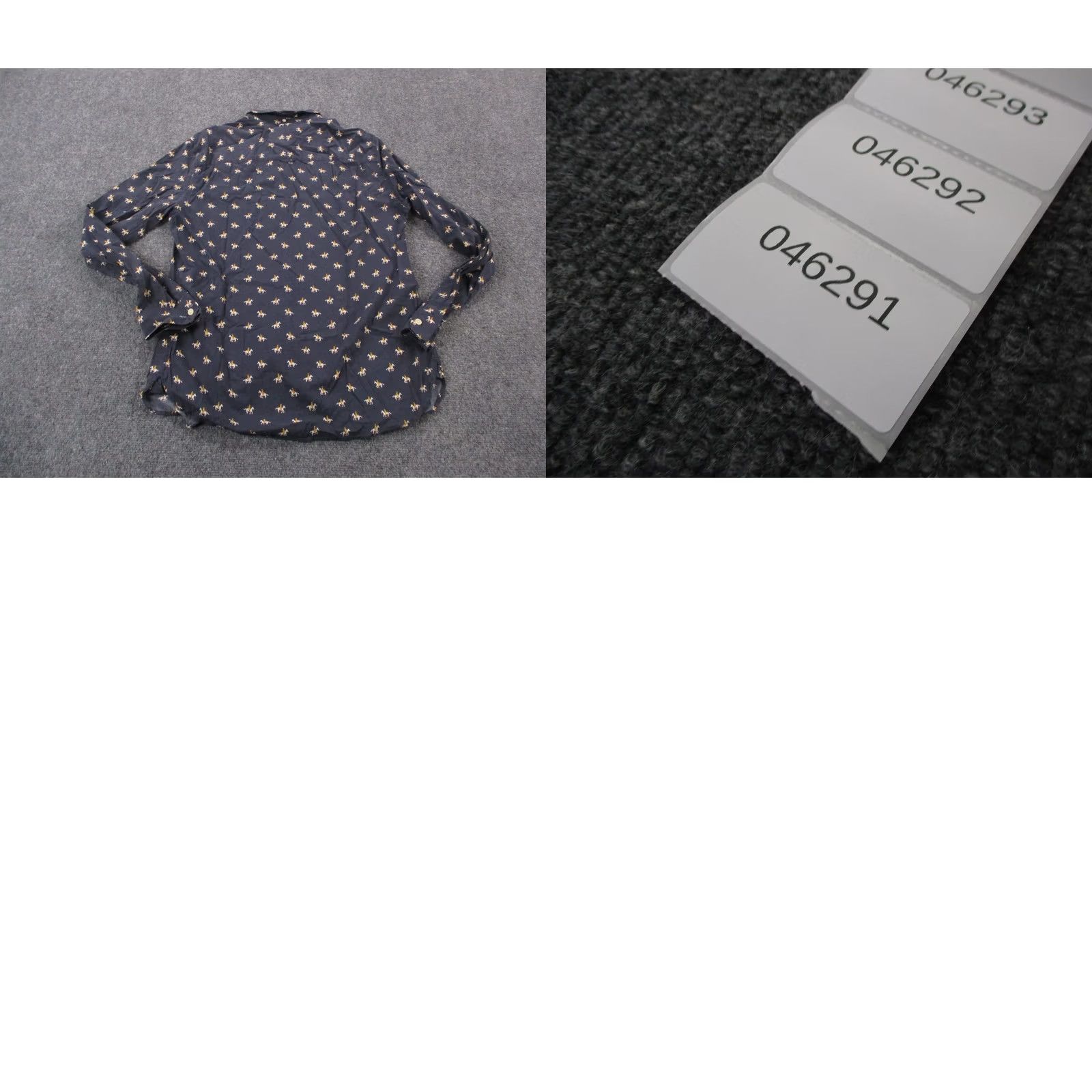 Allsaints AllSaints Shirt Mens S Blue Pony All Over Classic Country Shuttle Notes Preppy Size US S / EU 44-46 / 1 - 8 Thumbnail