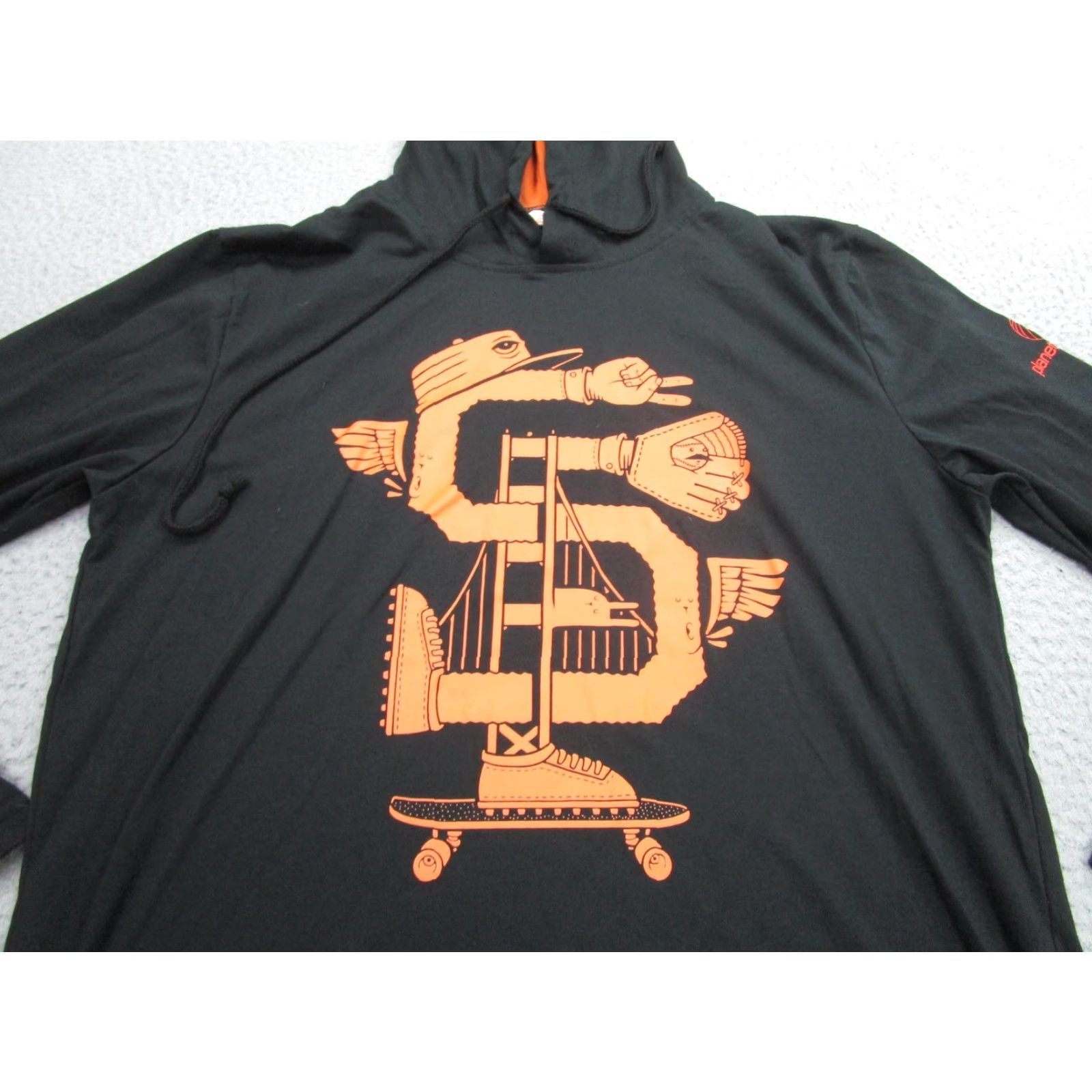Vintage San Francisco Giants Hoodie Mens M Black Long Sleeve Graphic Print Logo Baseball Sports MLB Size US M / EU 48-50 / 2 - 2 Thumbnail