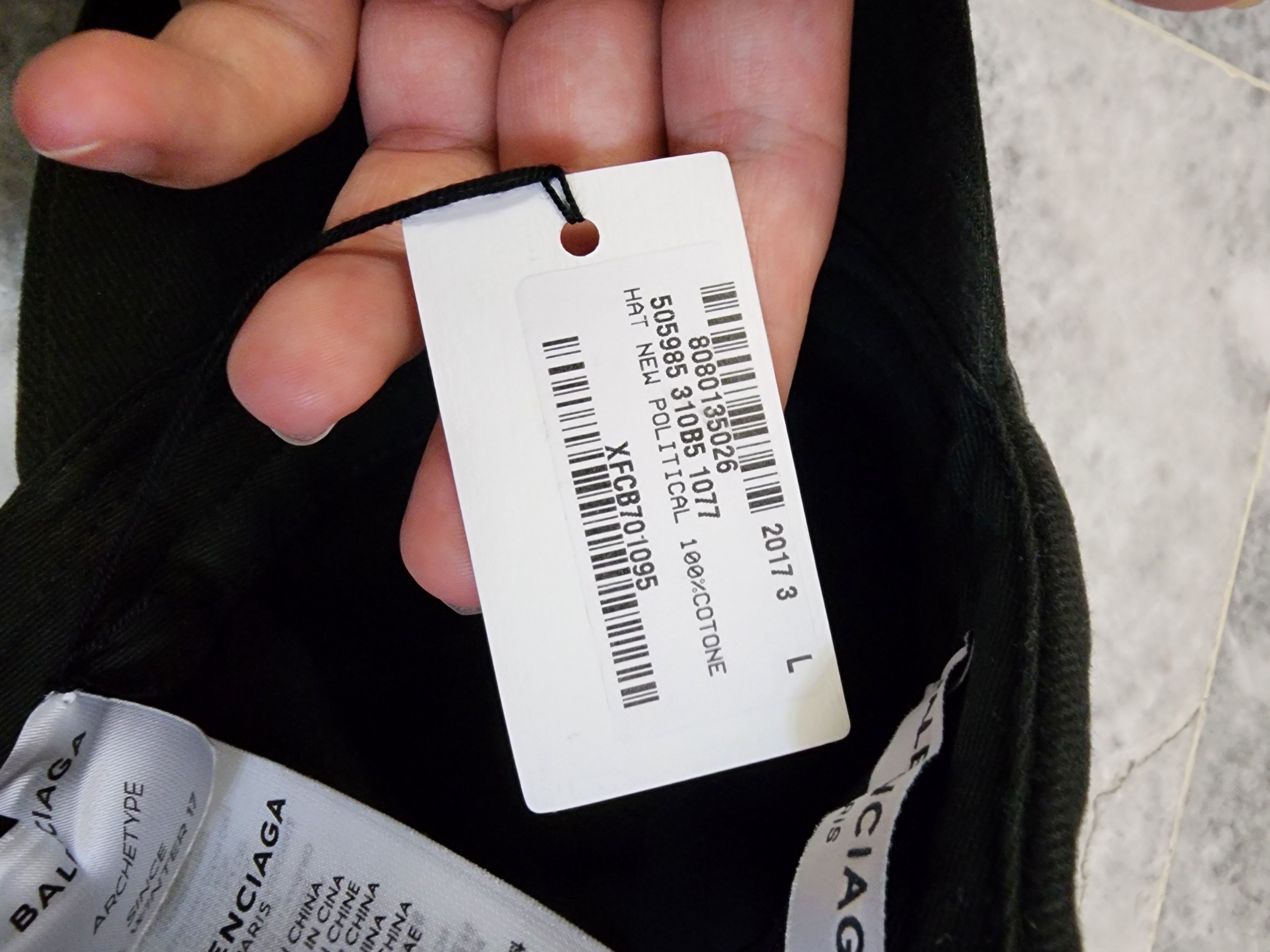 Balenciaga Political Campaign Cap Size ONE SIZE - 7 Thumbnail