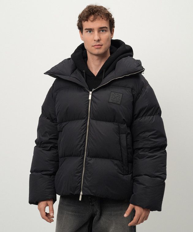 Off-White o1s22i1n1124 Down Puffer Jacket in Black Size US M / EU 48-50 / 2 - 3 Thumbnail