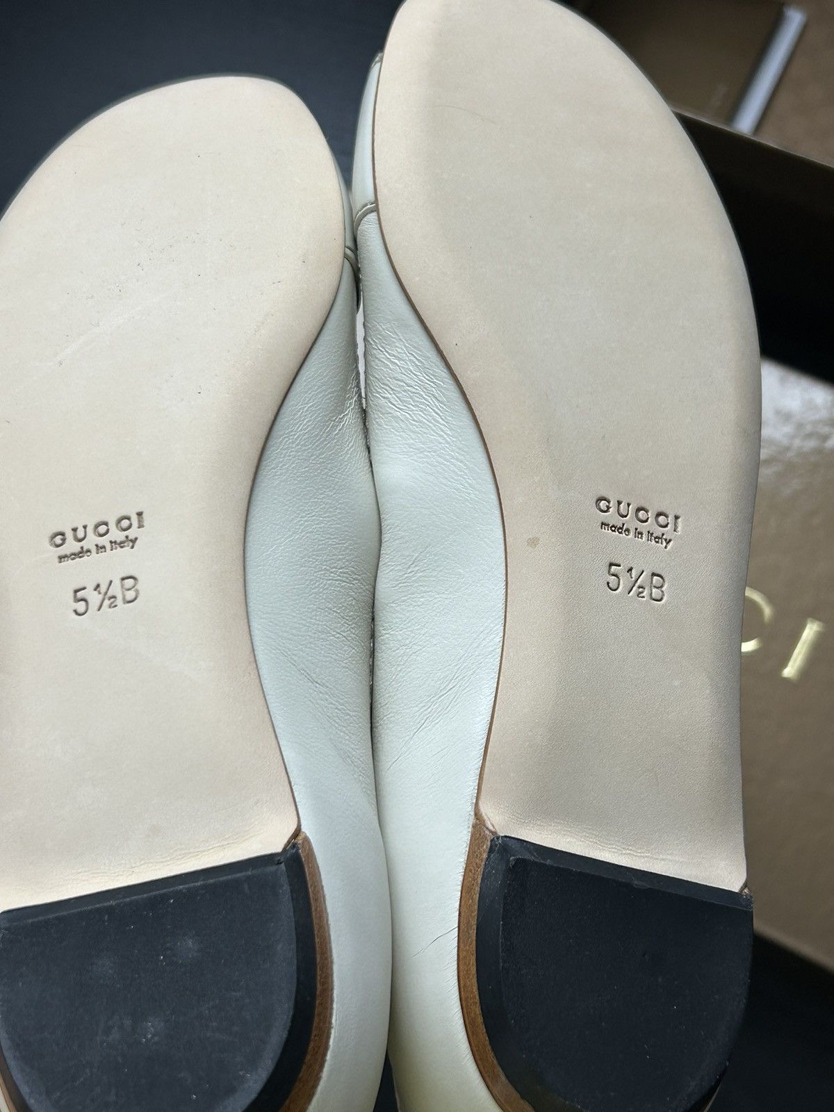 Gucci Gucci white flat shoes Size US 5.5 / IT 35.5 - 4 Thumbnail