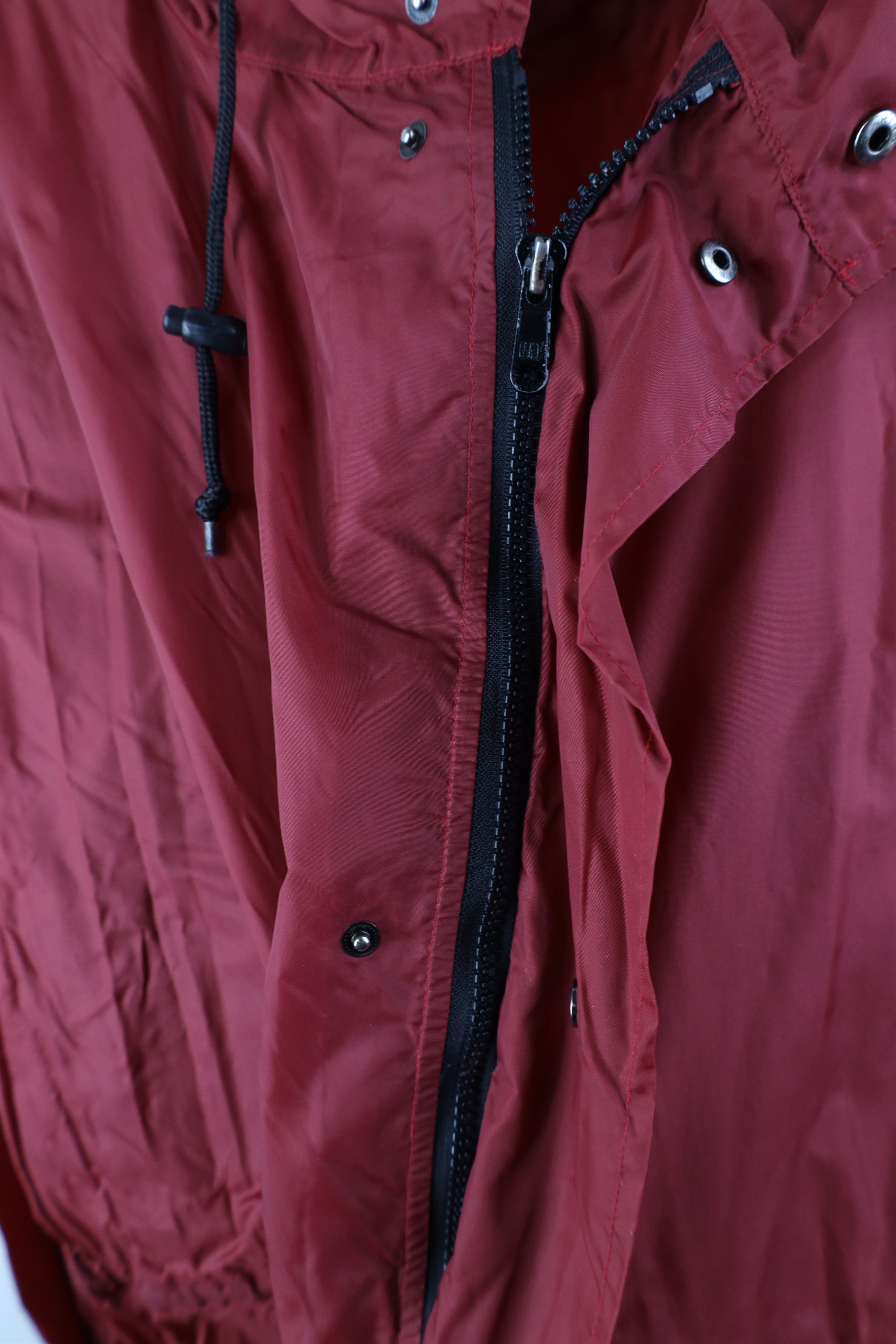 Gap Vintage 90s Gap Full Zip Hooded Windbreaker Parka Jacket Red Size US M / EU 48-50 / 2 - 10 Thumbnail