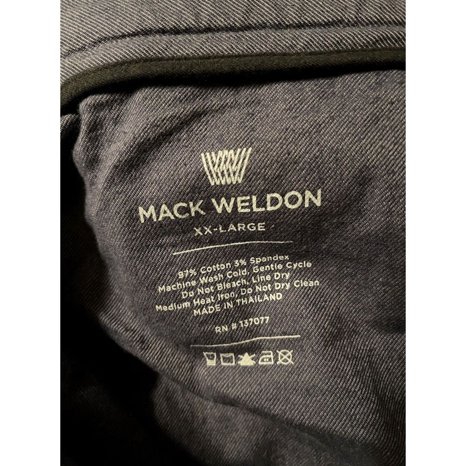 Vintage Mack Weldon Jogger Pants Blue Gray Athletic Tech Casual Mens 2XL XXL Size US 39 - 4 Thumbnail