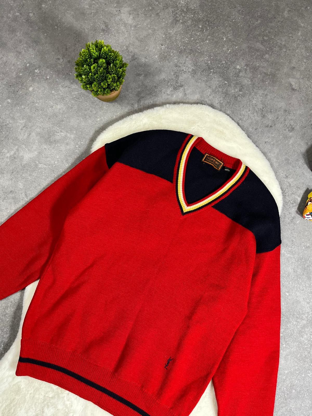 Vintage × Yves Saint Laurent Yves Saint Laurent Wool Jumper Vintage YSL France Paris Size US M / EU 48-50 / 2 - 3 Thumbnail