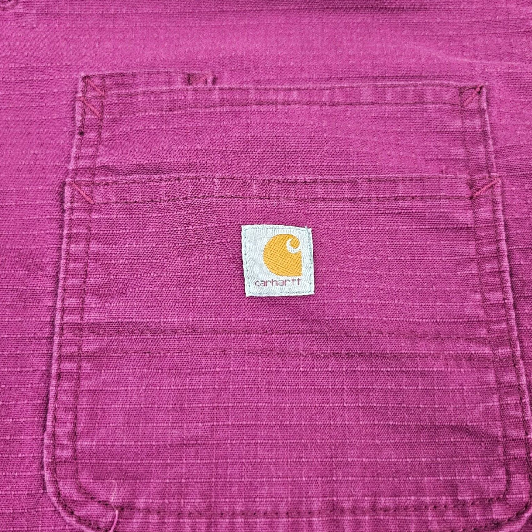 Carhartt VINTAGE Carhartt Scrub Top Womens Medium M Purple V Neck Medical Shirt Size M / US 6-8 / IT 42-44 - 3 Thumbnail
