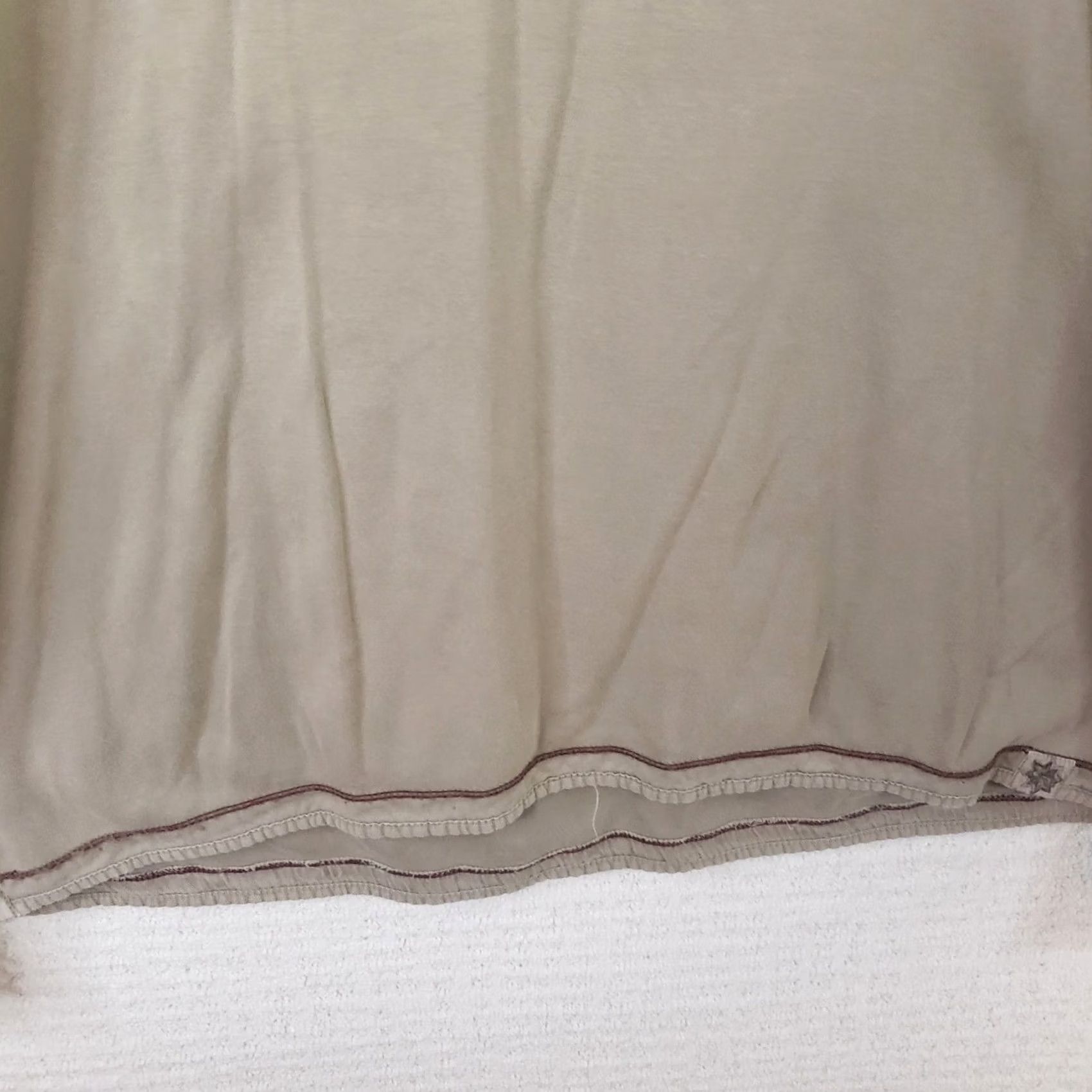 Vintage VINTAGE Thaddeus V-Neck Pullover Shirt Long Sleeve 2XL Beige Logo Knit Cotton Men Pullover Sports Kw 90s Size US XXL / EU 58 / 5 - 6 Thumbnail