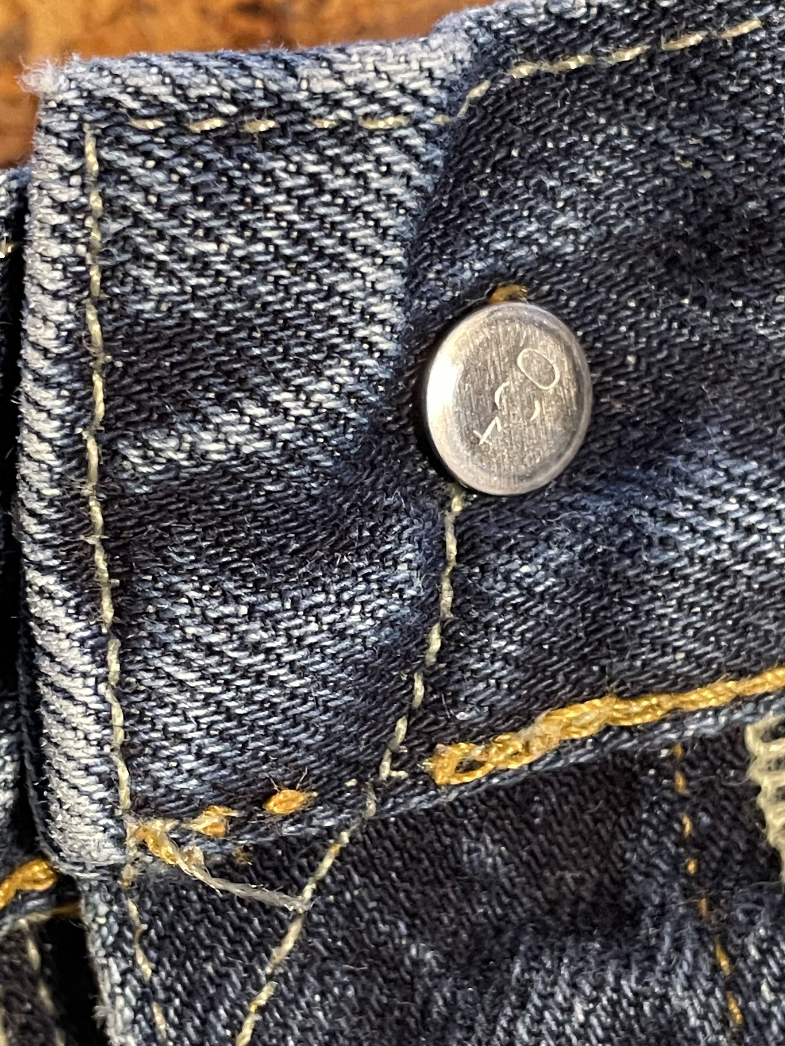 Levi's Vintage Levi’s 501 Big E Selvedge Jeans – Late 1960s – 34×32 Size US 34 / EU 50 - 8 Thumbnail