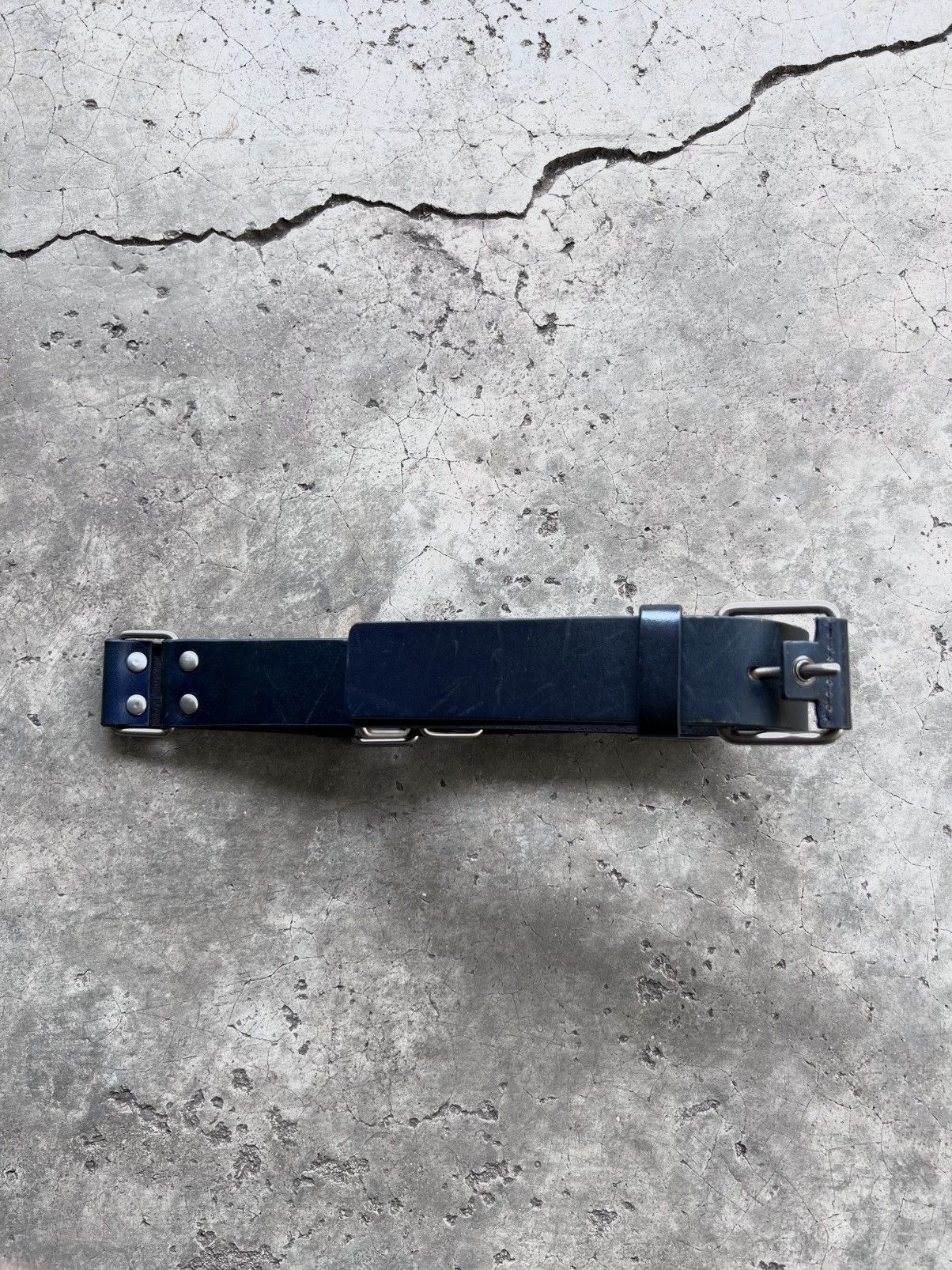Marithe + Francois Girbaud Very Rare Marithé + François Girbaud Leather Belt Size 32 - 13 Thumbnail
