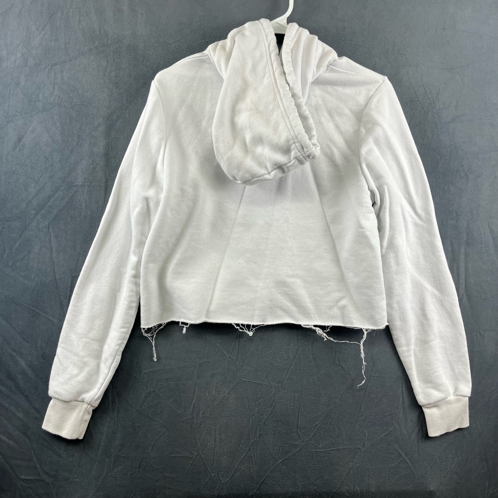 Dickies Dickies Raw Hem Crop Top Hoodie Sweatshirt Logo Skater Size M / US 6-8 / IT 42-44 - 10 Thumbnail