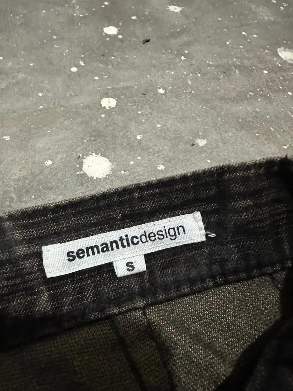 semanticdesign Semantic Design Multipocket Pants Beautiful Mud Colour Size US 29 - 12 Thumbnail
