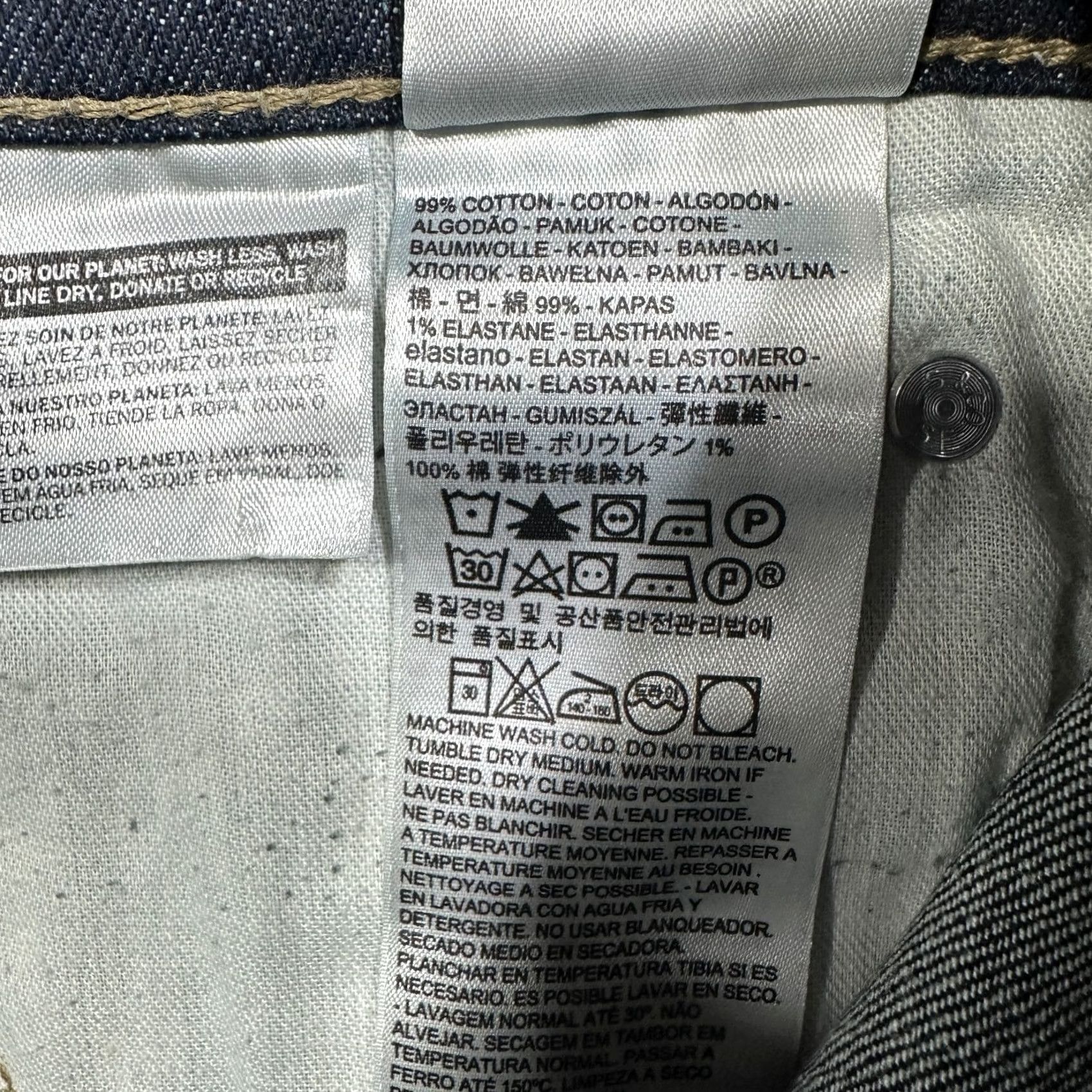 Levi's Levi's 511 Jeans Mens 29 Dark Wash Cotton Stretch Slim Fit Size US 29 - 6 Thumbnail