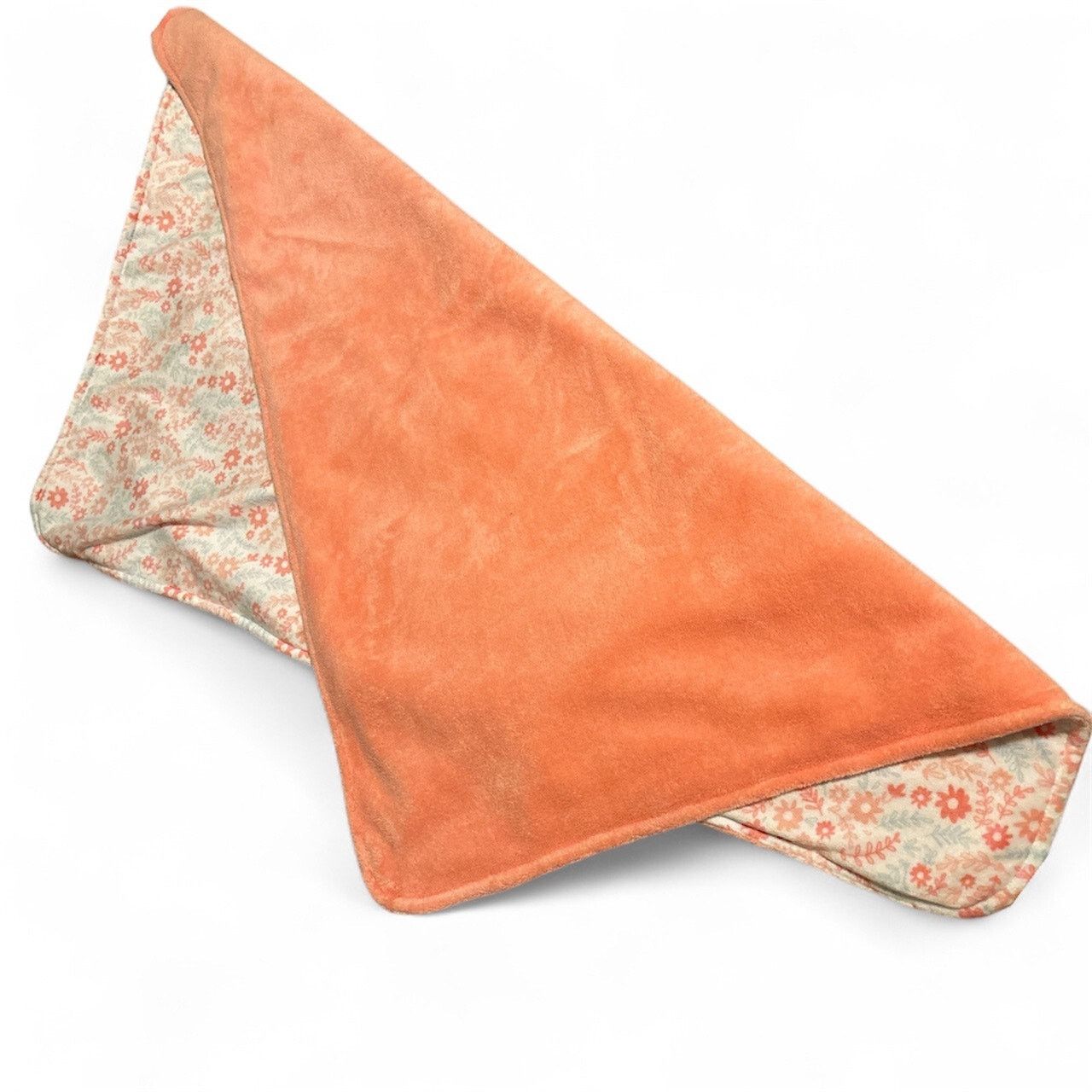 The Unbranded Brand Pink Floral Baby Blanket 30" x 40" Size ONE SIZE - 3 Thumbnail