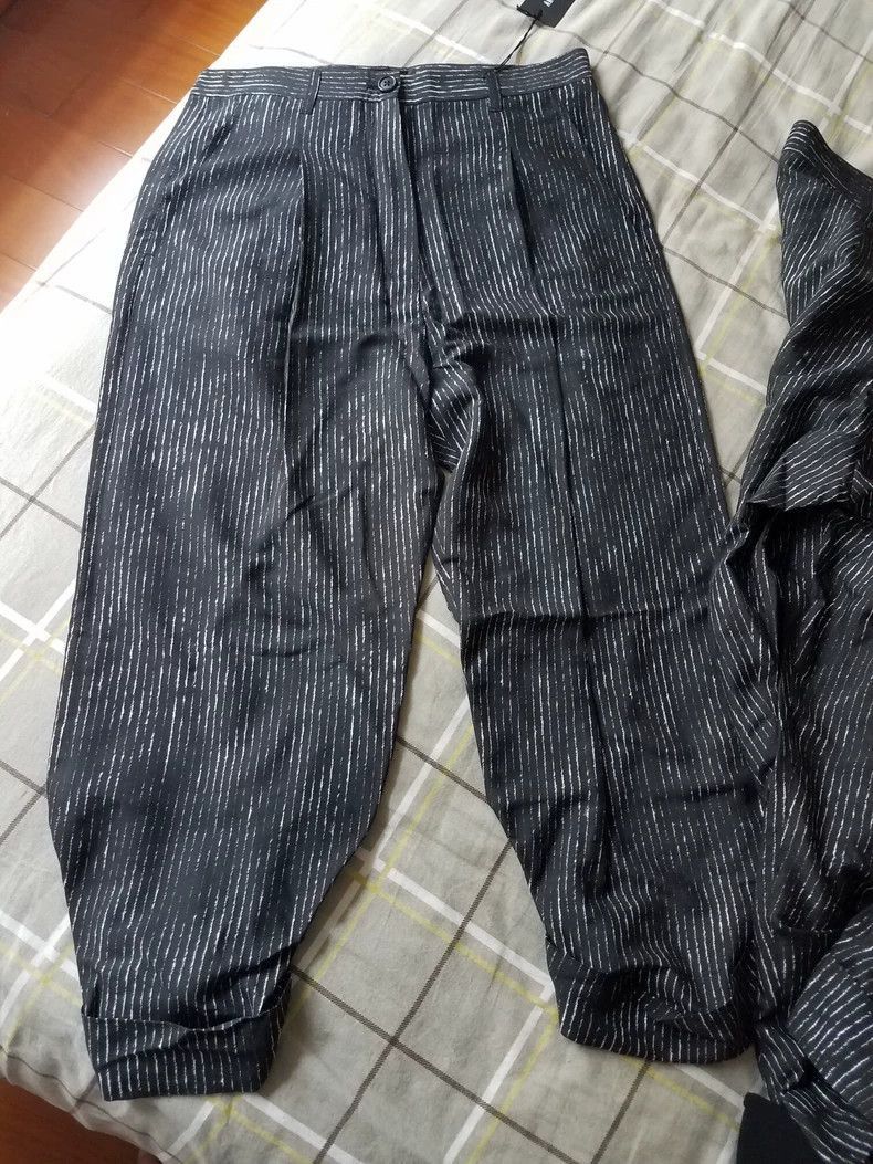 Ann Demeulemeester ann demeulemeester black cropped pants NXT-2504 Size US 30 / EU 46 - 4 Thumbnail