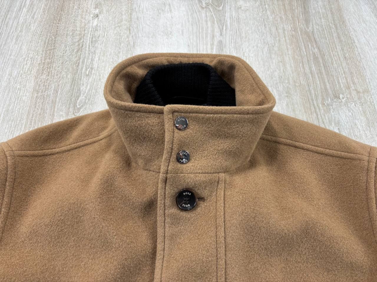 Designer × Hugo Boss Mens wool coat BOSS Size 52 Size US L / EU 52-54 / 3 - 4 Thumbnail