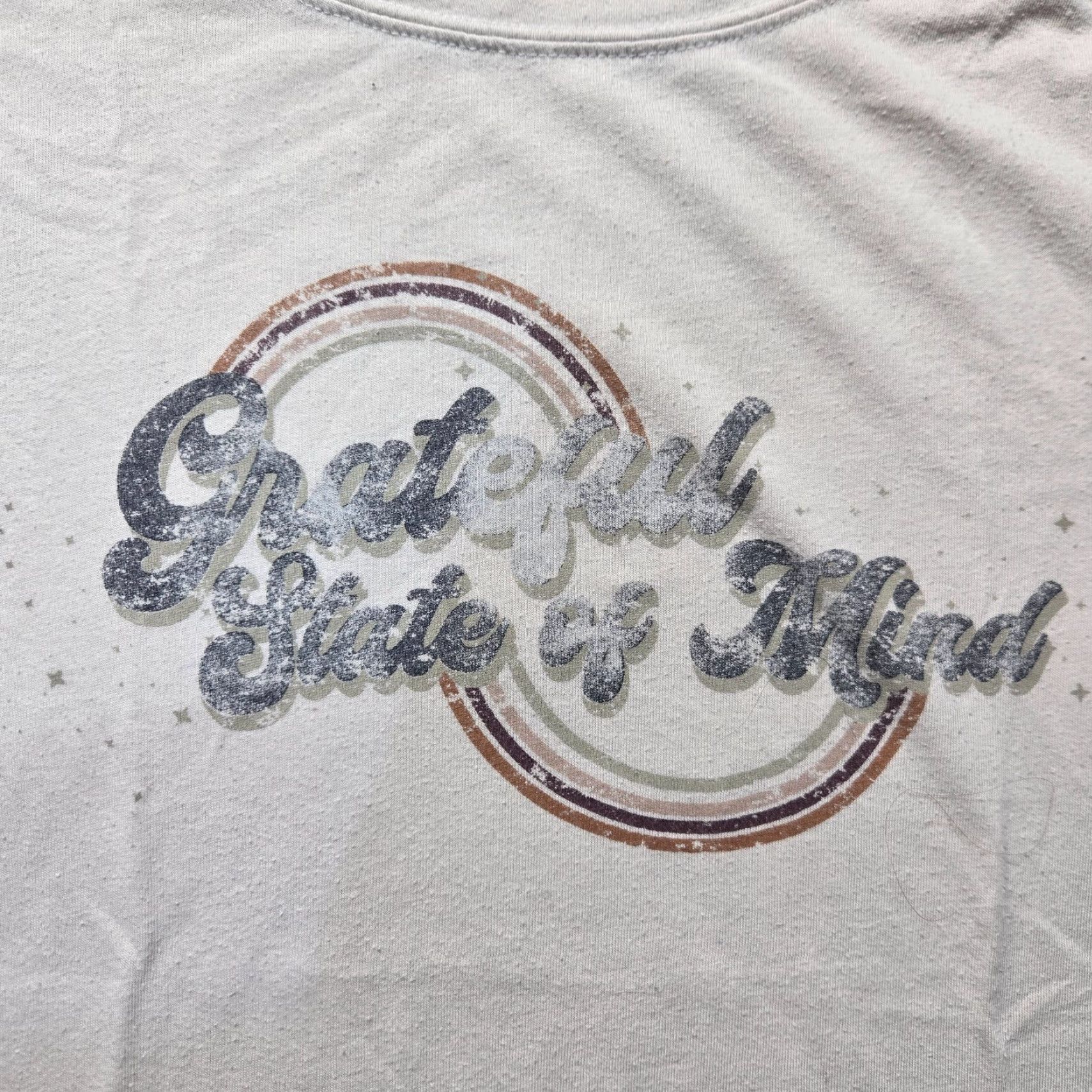 Vintage VINTAGE C&C California Short Sleeve Women's Top Large Beige Cotton Blend 90s Size L / US 10 / IT 46 - 2 Thumbnail