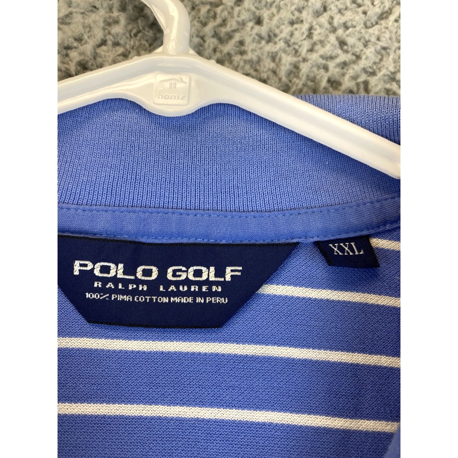 Polo Ralph Lauren Polo Ralph Lauren Men’s Adult Size 2XL Polo Golf Blue Cotton Short Sleeve /78-41 / Basic / See Pictures Size US XXL / EU 58 / 5 - 5 Thumbnail