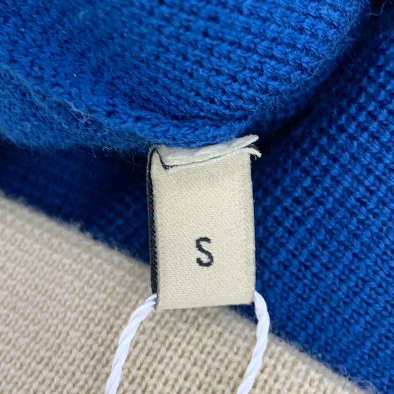 Gucci Gucci Dark blue logo embroidered wool round-neck short-sle Size S / US 4 / IT 40 - 6 Thumbnail