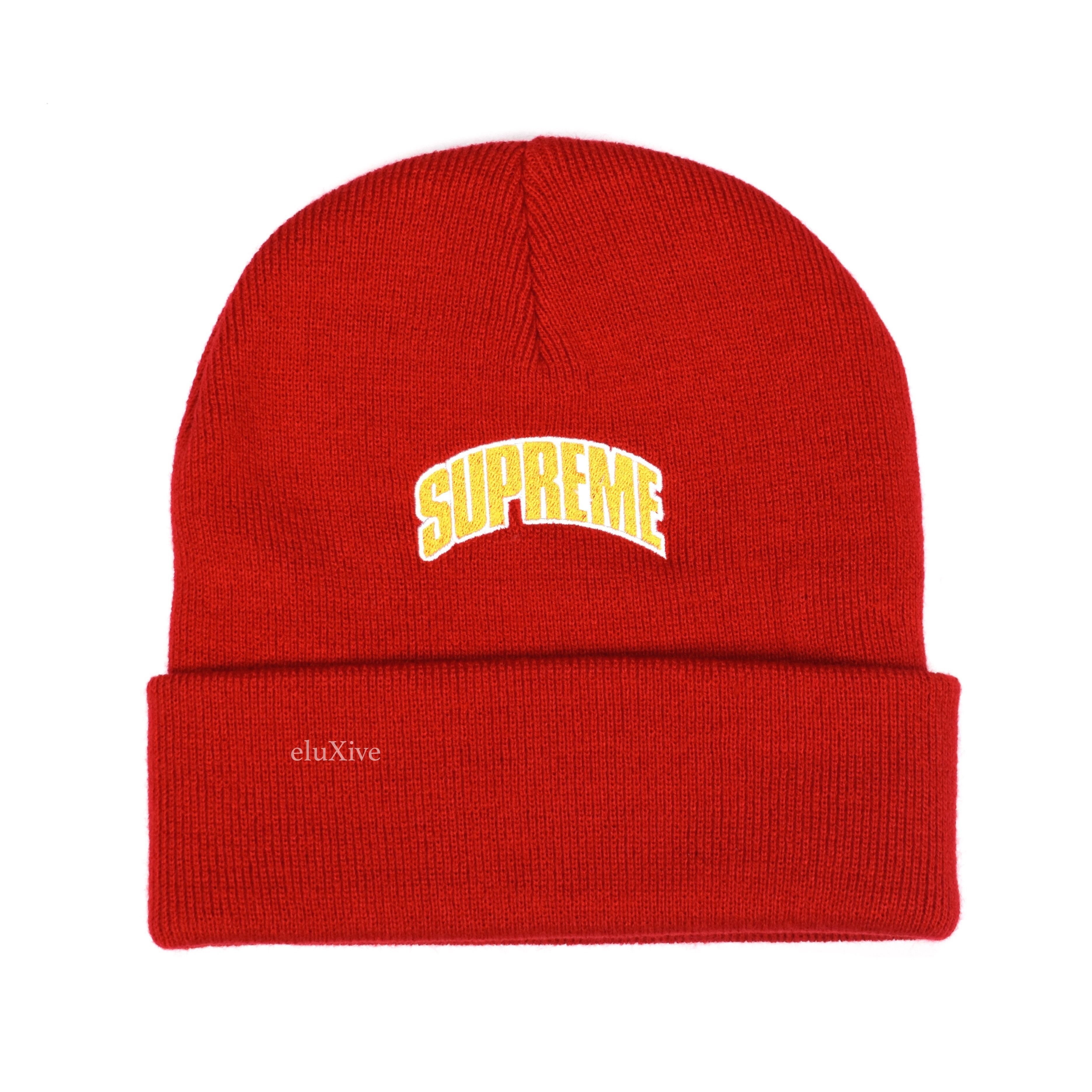 Supreme Supreme FW18 Crown Logo Beanie Red DS Size ONE SIZE - 1 Preview