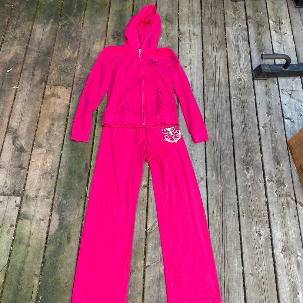 Juicy Couture Vintage Y2K Juicy Couture Tracksuit Matching Set Pink Mediu Size XL / US 12-14 / IT 48-50 - 3 Thumbnail