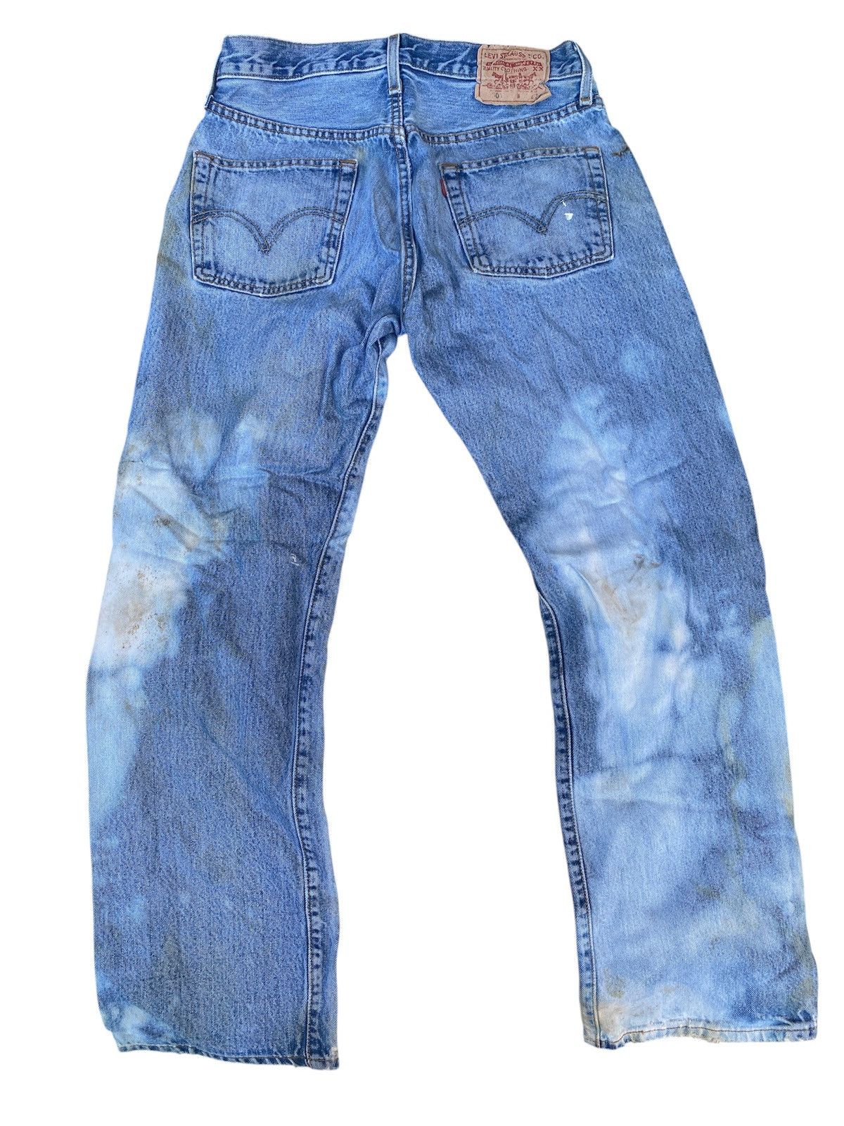 Levi's Vintage Trashed Levis 501 Jeans Distressed Size US 30 / EU 46 - 2 Thumbnail