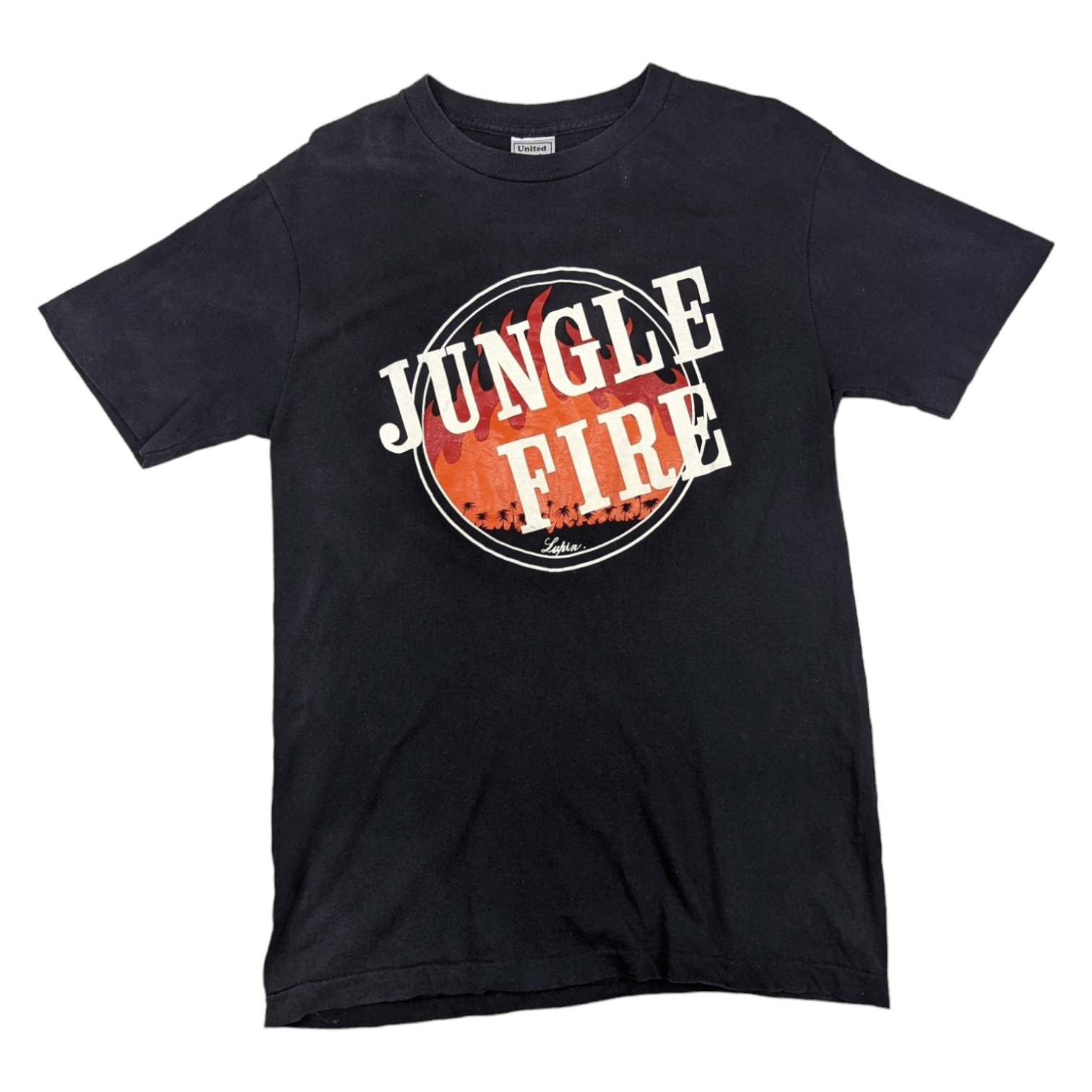 Band Tees Vintage 90's JUNGLE FIRE Rock Band Lupin T-Shirt Size US S / EU 44-46 / 1 - 2 Thumbnail