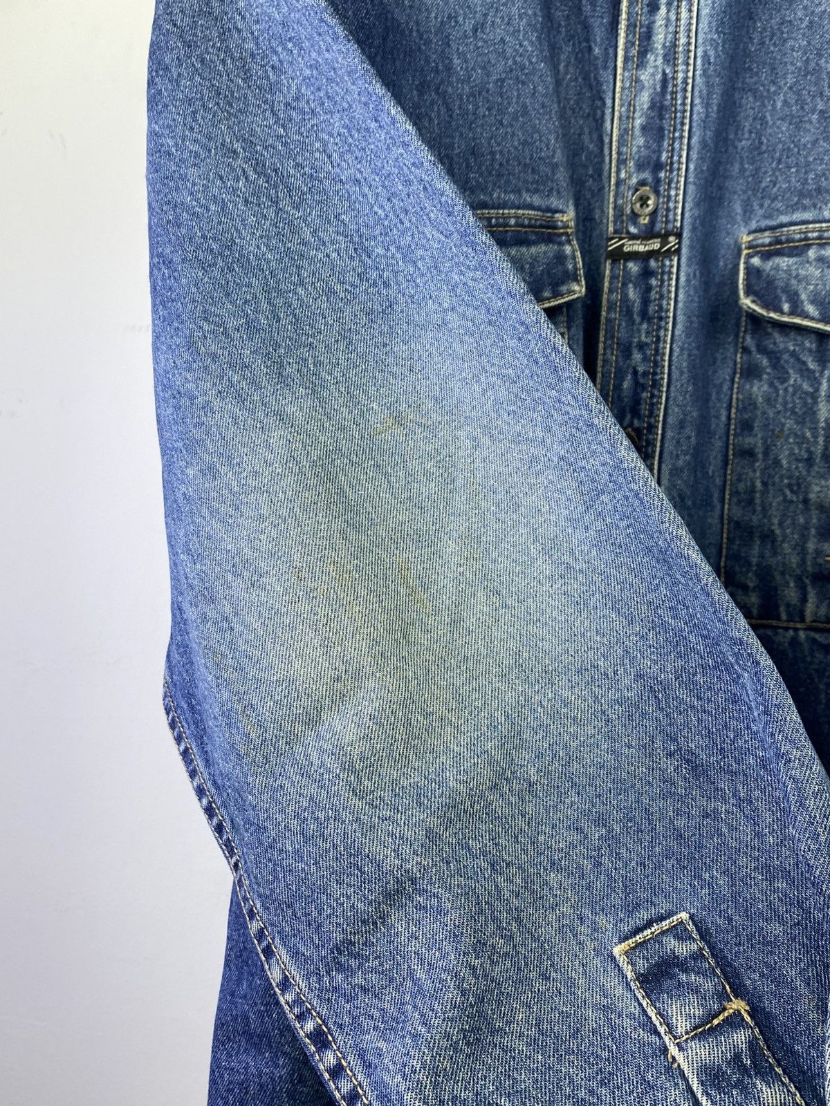 Marithe + Francois Girbaud Marithe Francois Girbaud Vintage Faded Oversized Denim Jacket Size US XL / EU 56 / 4 - 10 Thumbnail