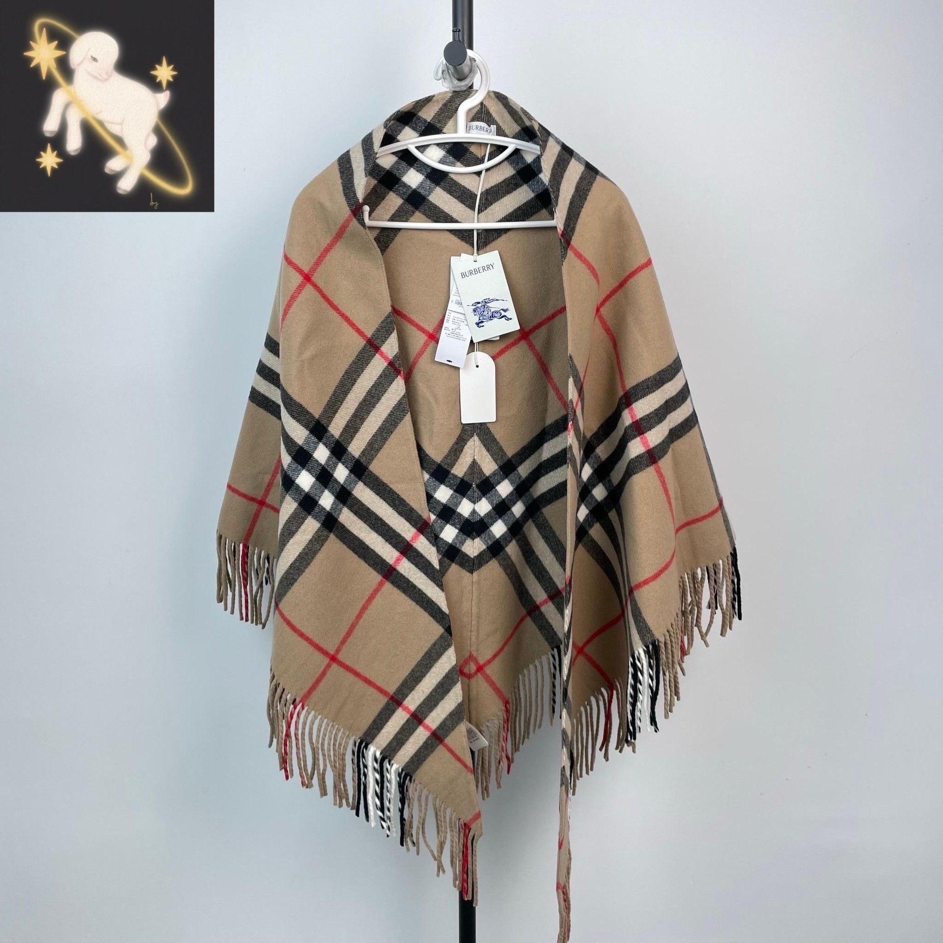 Burberry Burberry Beige Scarf XS Men Size ONE SIZE - 1 Thumbnail